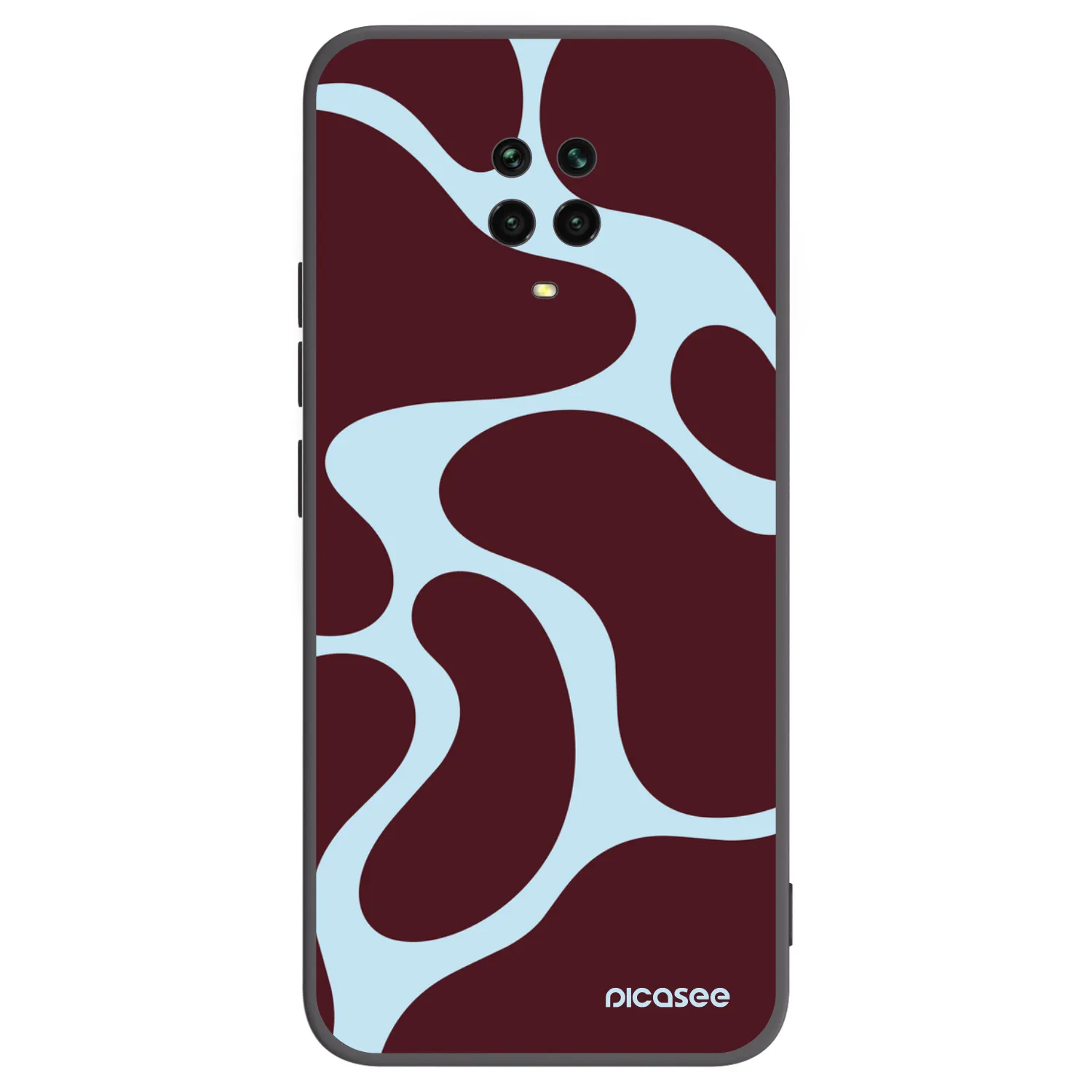Picasee husă neagră din silicon pentru Xiaomi Redmi Note 9S - Soft Detour