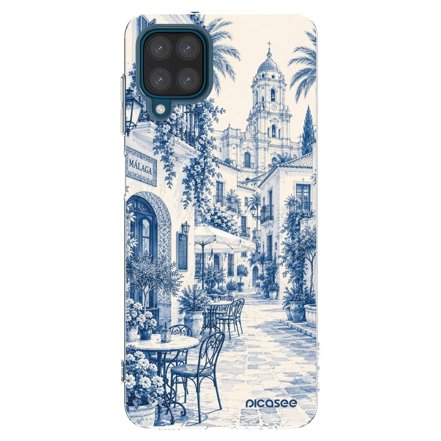 Picasee husă transparentă din silicon pentru Samsung Galaxy A12 A125F - Calle Azul