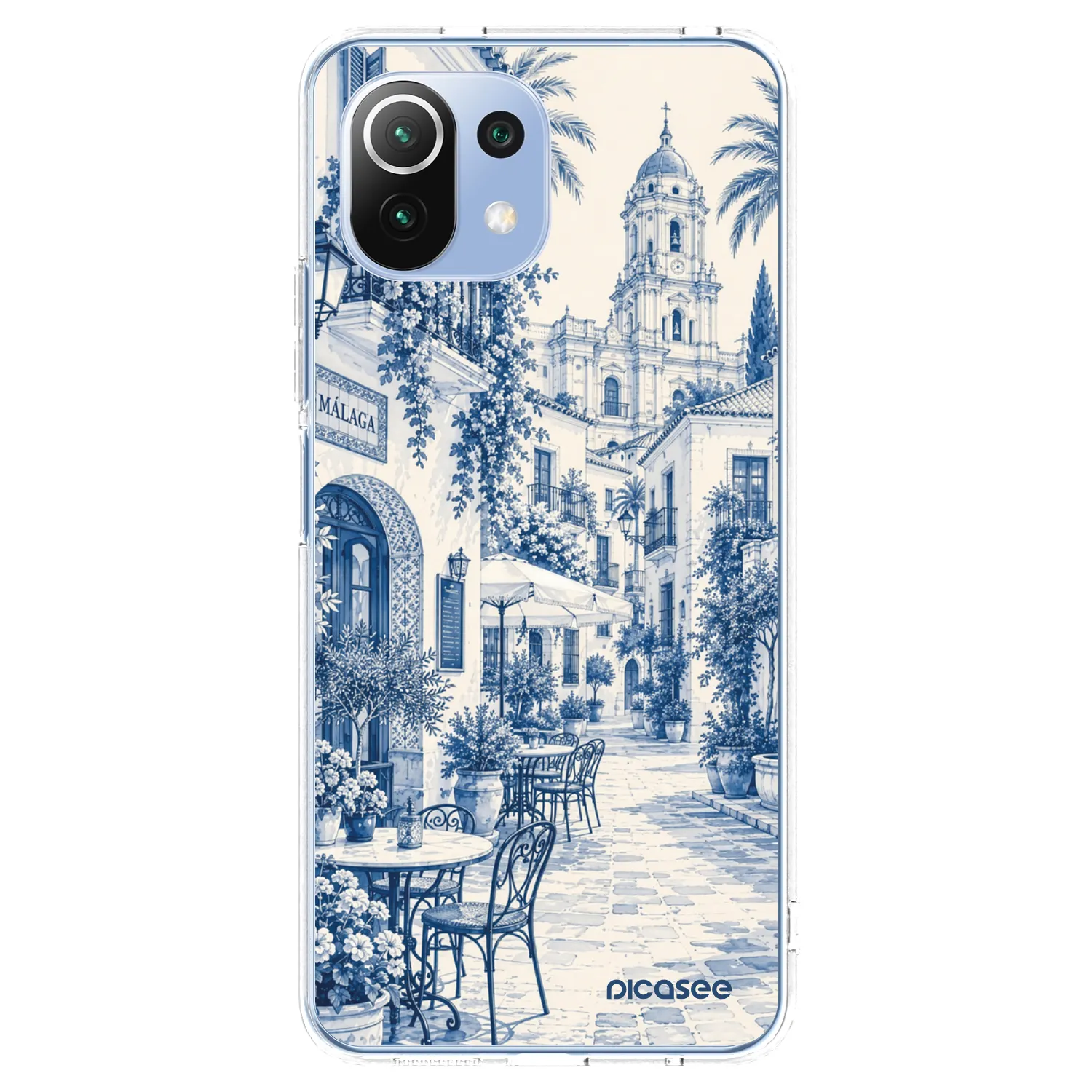 Picasee husă transparentă din silicon pentru Xiaomi Mi 11 Lite - Calle Azul