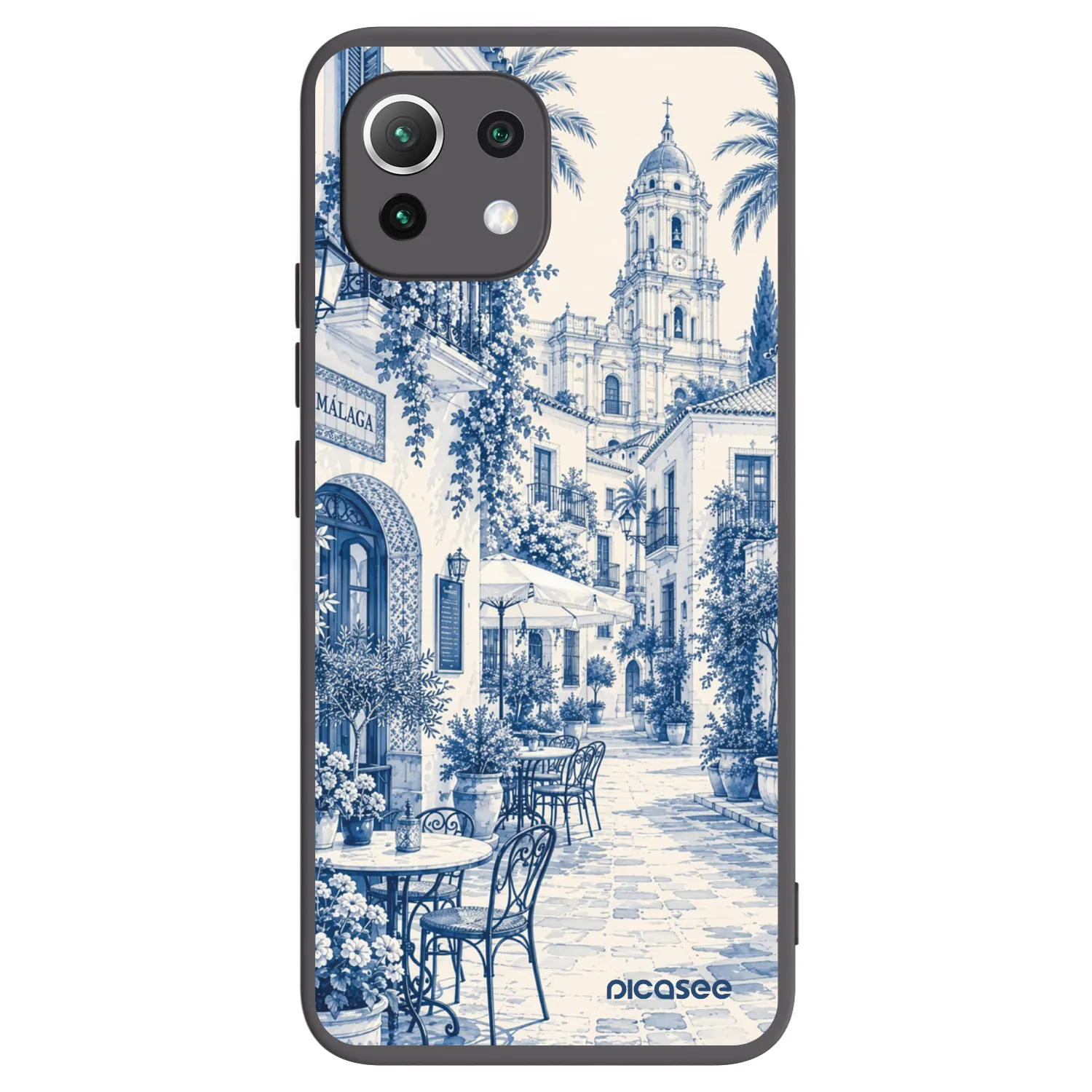 Picasee husă neagră din silicon pentru Xiaomi Mi 11 Lite - Calle Azul