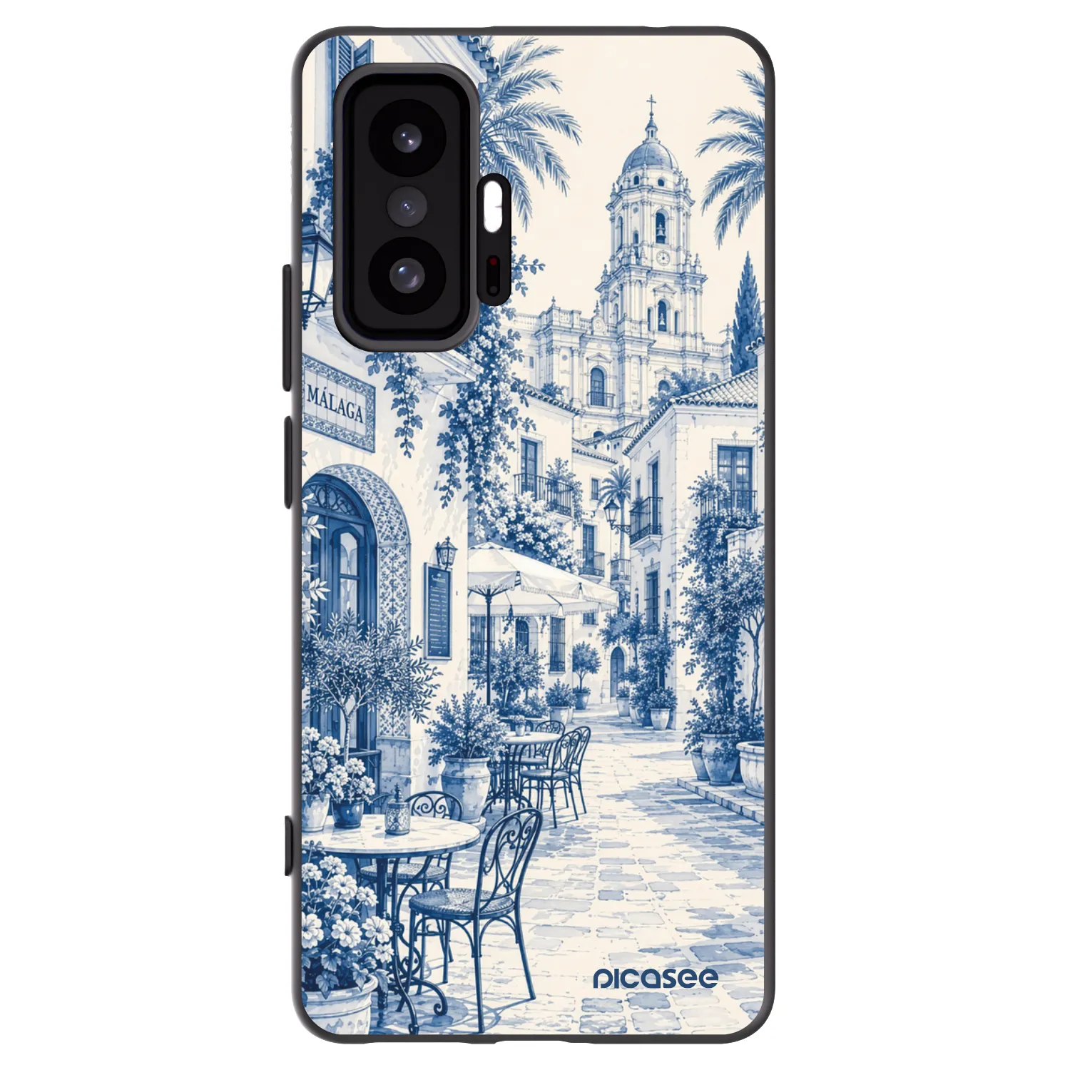 Picasee husă neagră din silicon pentru Xiaomi 11T - Calle Azul