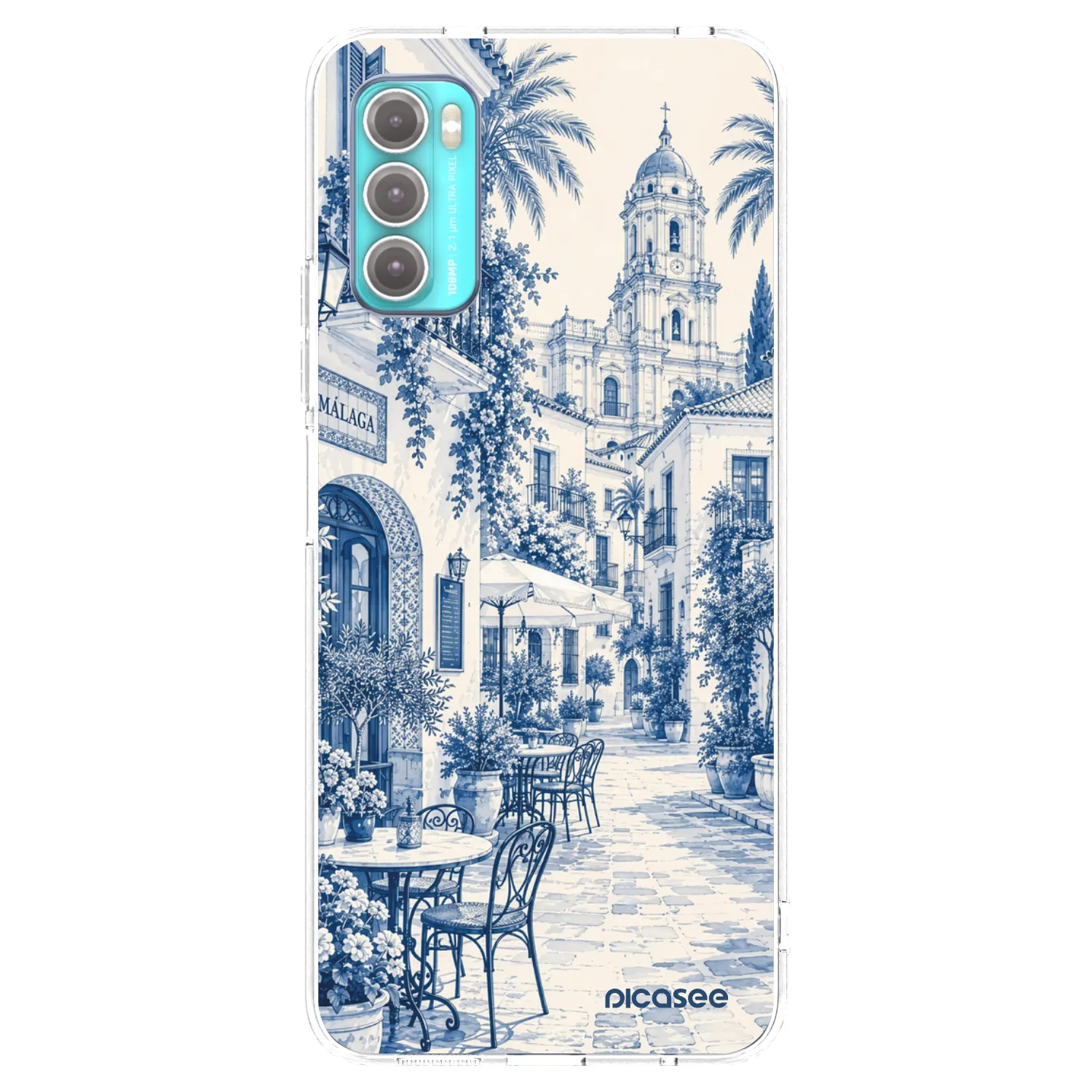 Picasee husă transparentă din silicon pentru Motorola Moto G60 - Calle Azul