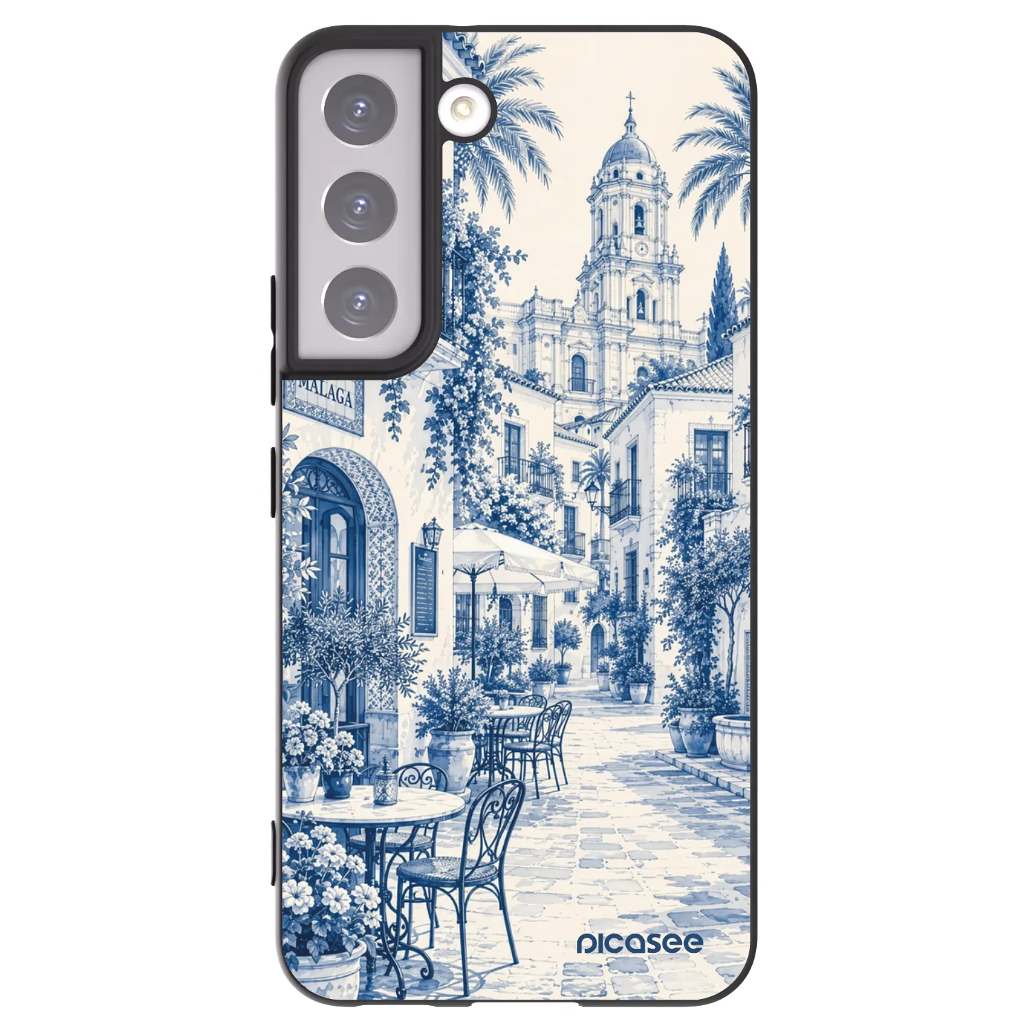 Picasee husă neagră din silicon pentru Samsung Galaxy S22 5G - Calle Azul