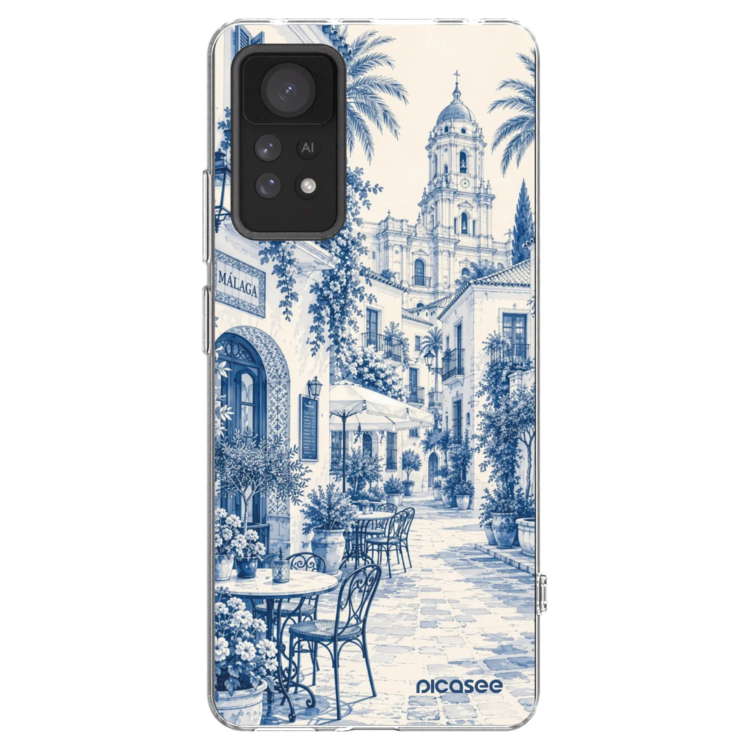 Picasee husă transparentă din silicon pentru Xiaomi Redmi Note 11 Pro 5G - Calle Azul