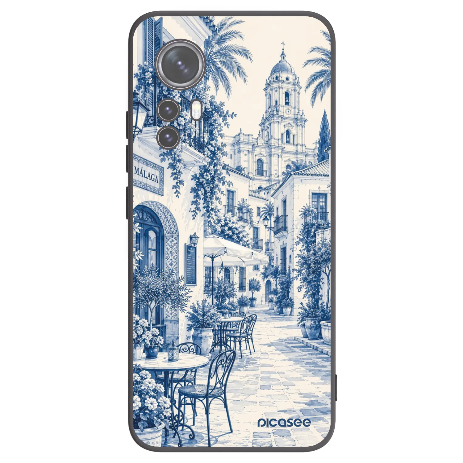 Picasee husă neagră din silicon pentru Xiaomi 12 - Calle Azul