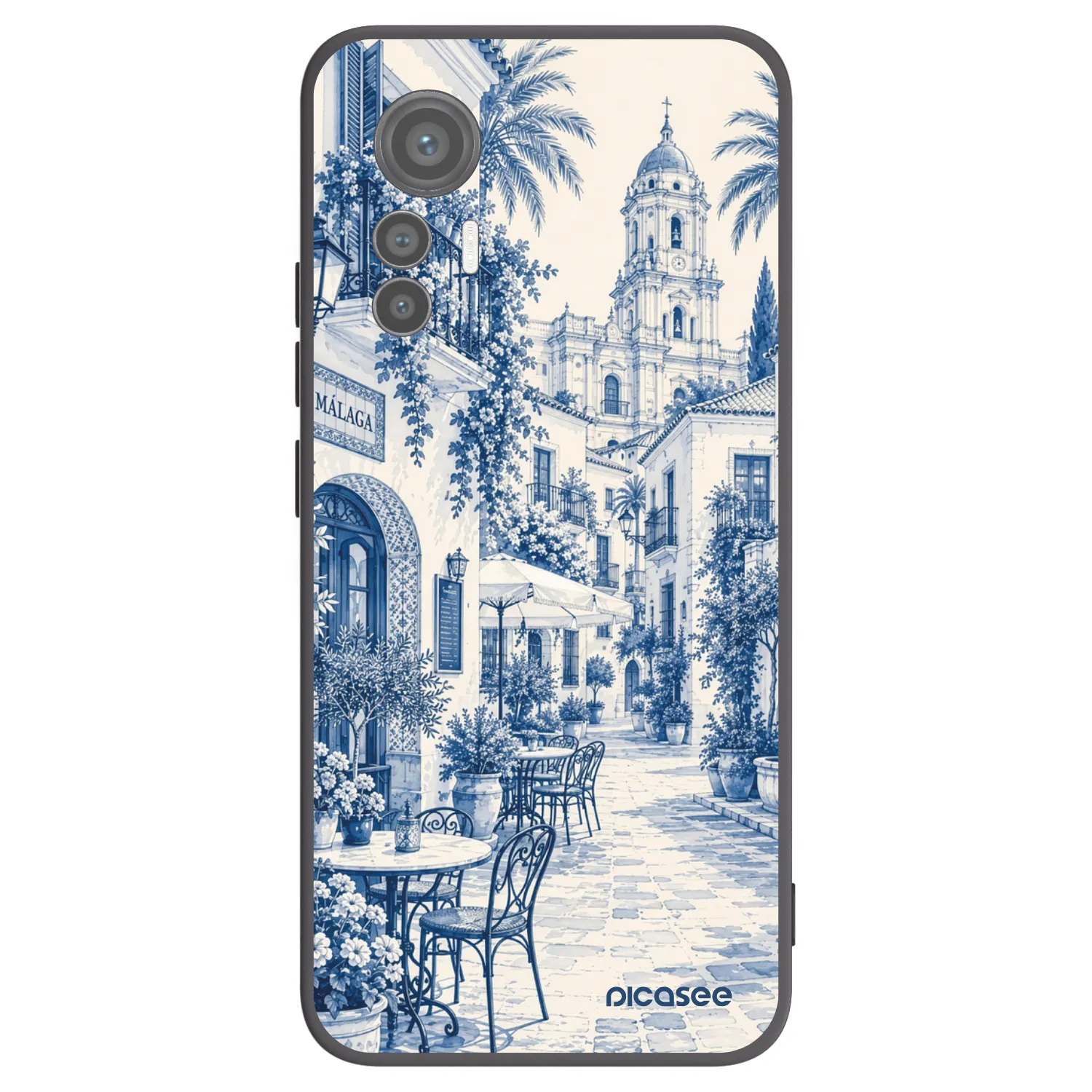 Picasee husă neagră din silicon pentru Xiaomi 12 Lite - Calle Azul