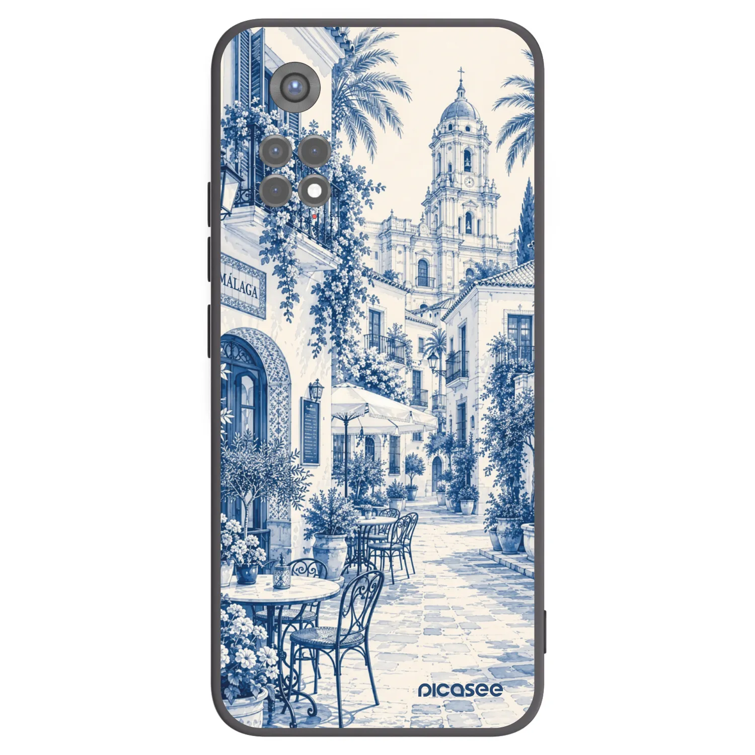 Picasee husă neagră din silicon pentru Xiaomi Redmi Note 11S 5G - Calle Azul