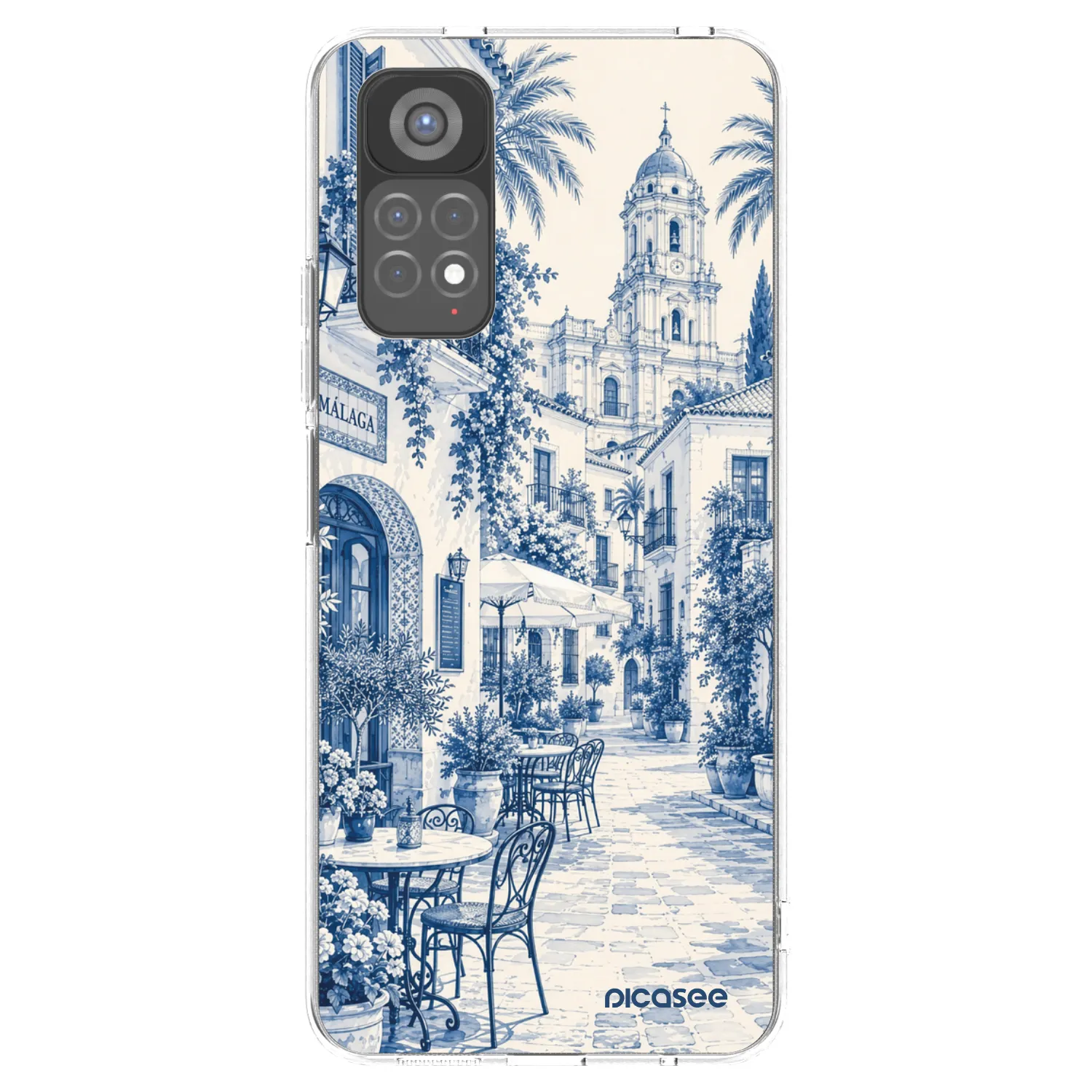 Picasee husă transparentă din silicon pentru Xiaomi Redmi Note 11S 5G - Calle Azul