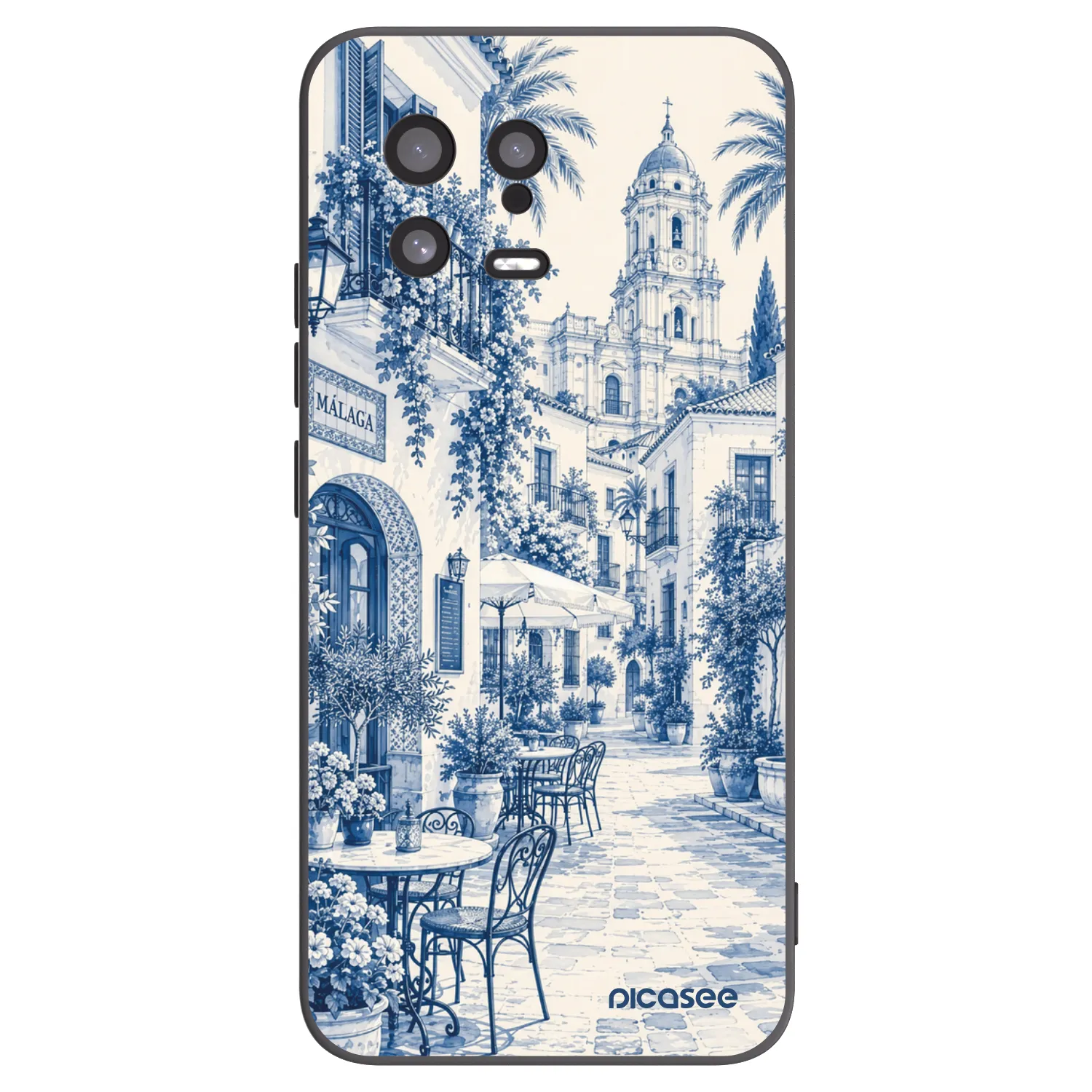 Picasee husă neagră din silicon pentru Xiaomi 13 - Calle Azul