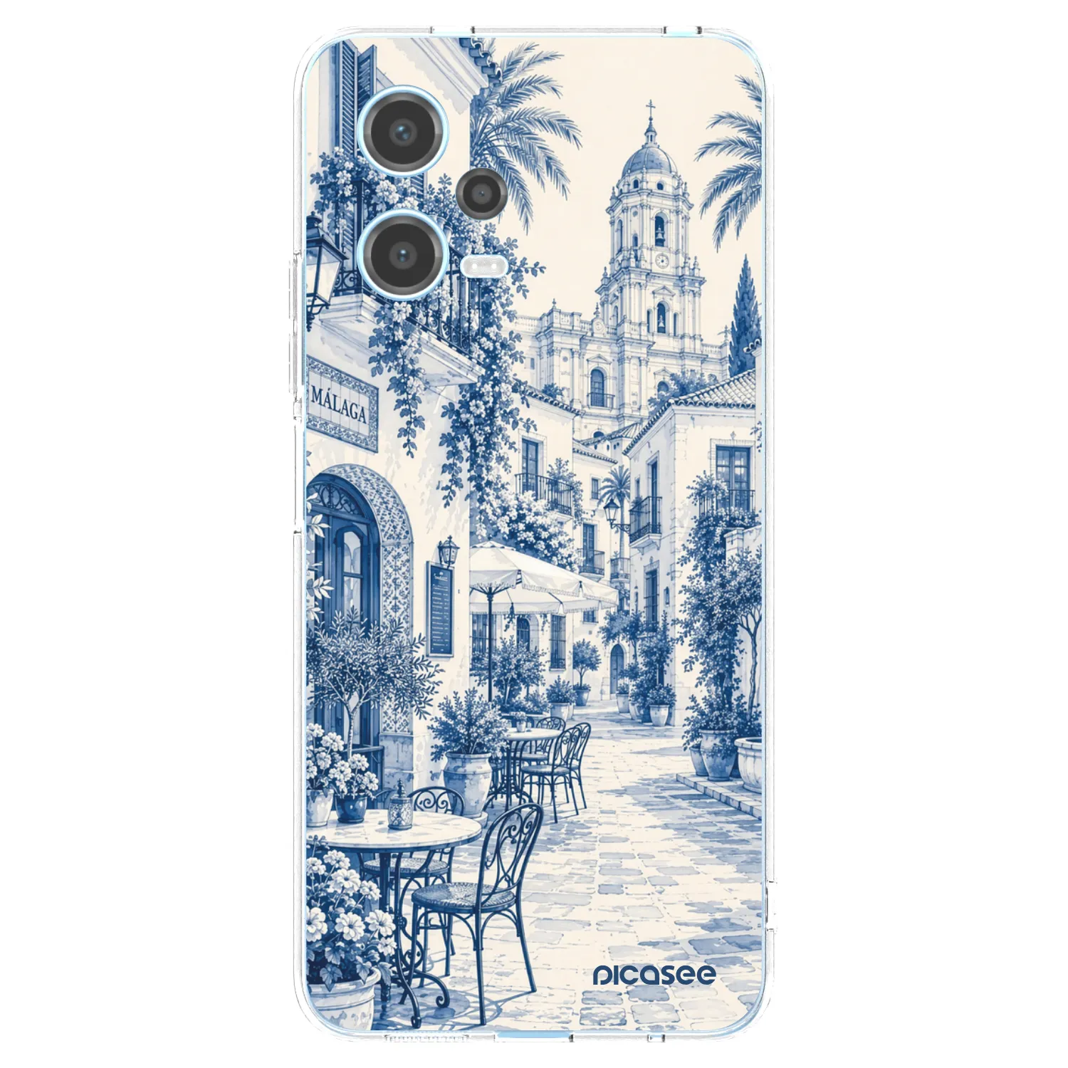Picasee husă transparentă din silicon pentru Xiaomi Redmi Note 12 5G - Calle Azul