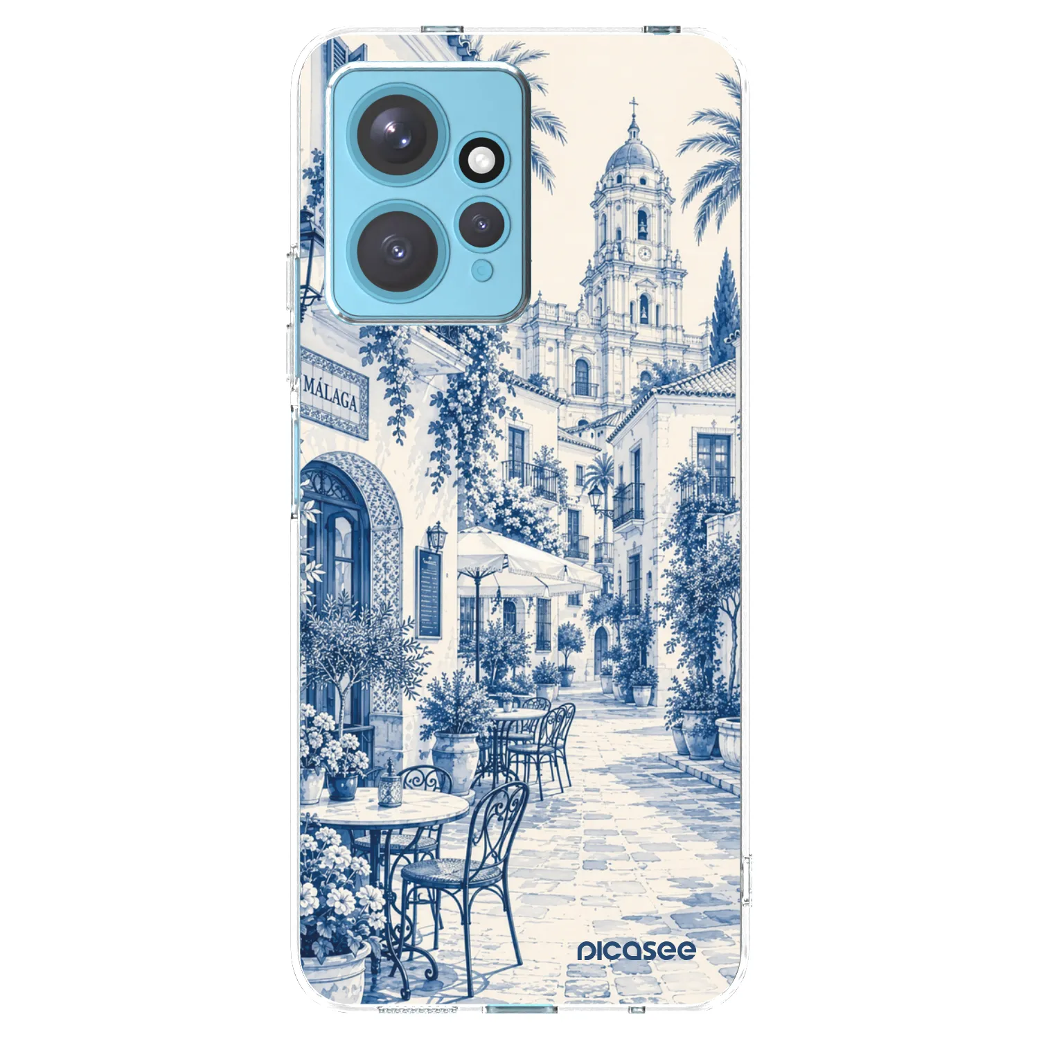Picasee husă transparentă din silicon pentru Xiaomi Redmi Note 12 4G - Calle Azul