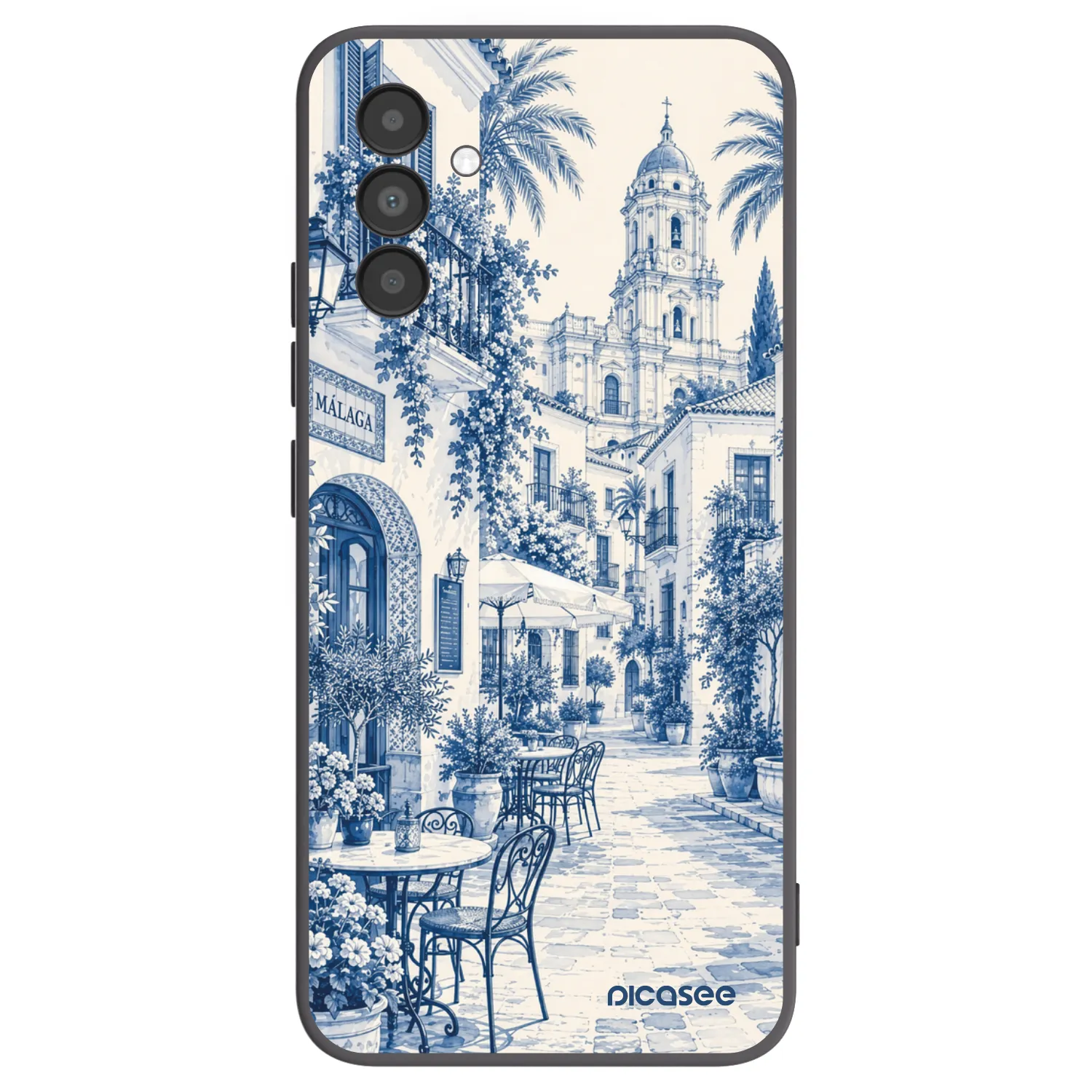 Picasee husă neagră din silicon pentru Samsung Galaxy A04s A047F - Calle Azul