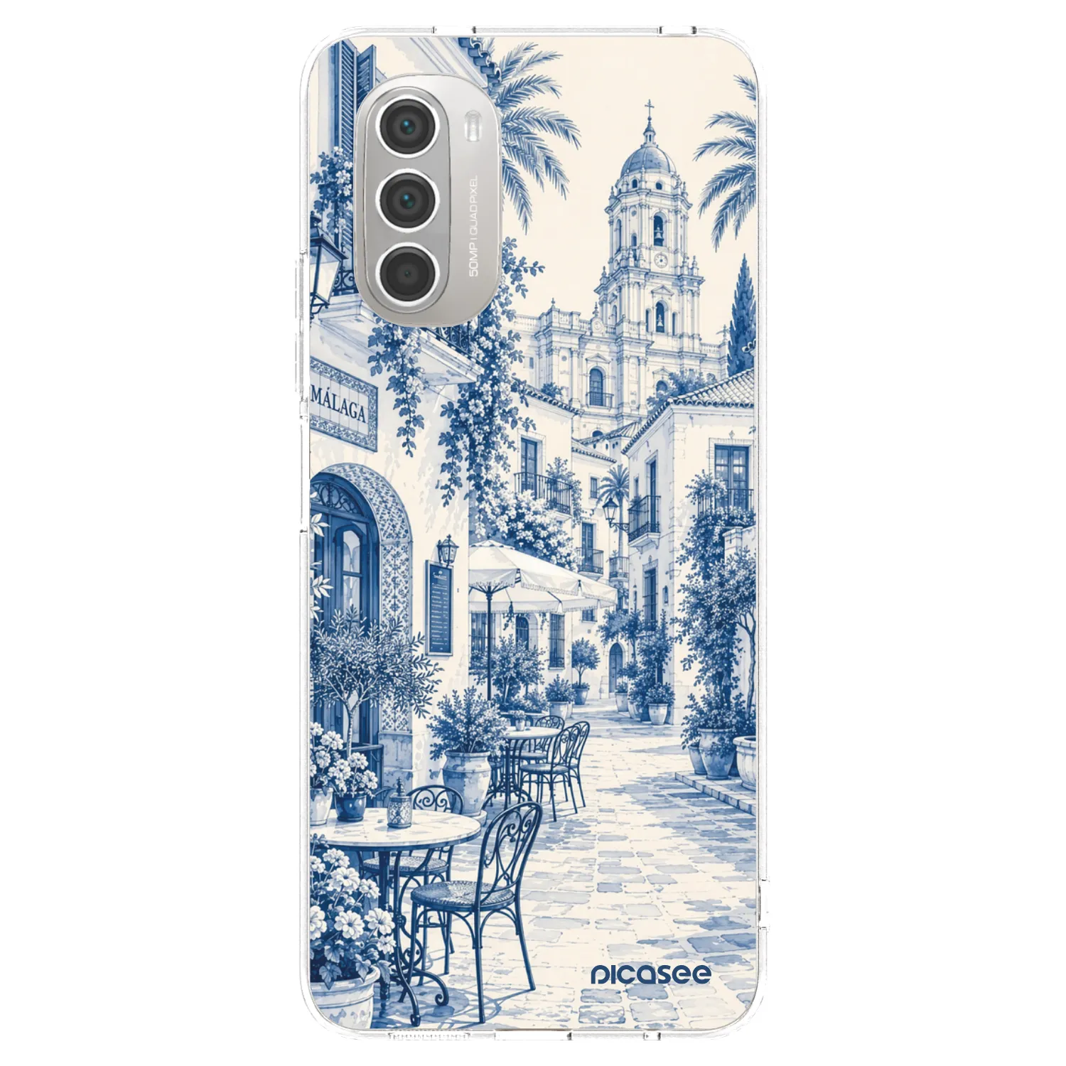 Picasee husă transparentă din silicon pentru Motorola Moto G51 - Calle Azul