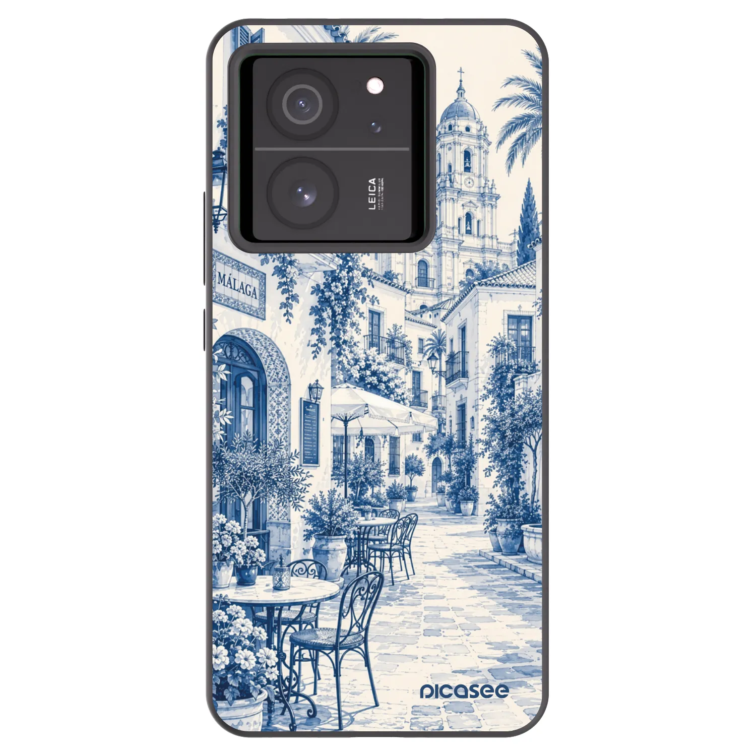 Picasee husă neagră din silicon pentru Xiaomi 13T - Calle Azul