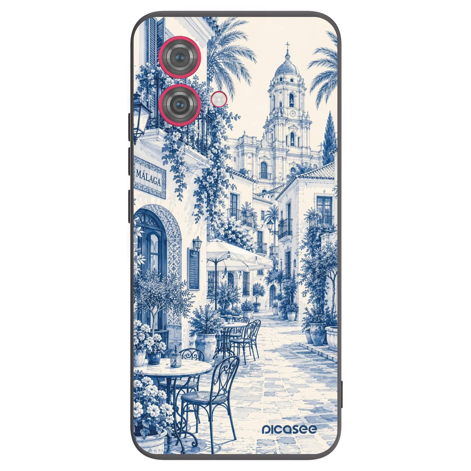 Picasee husă neagră din silicon pentru Motorola Moto G84 5G - Calle Azul