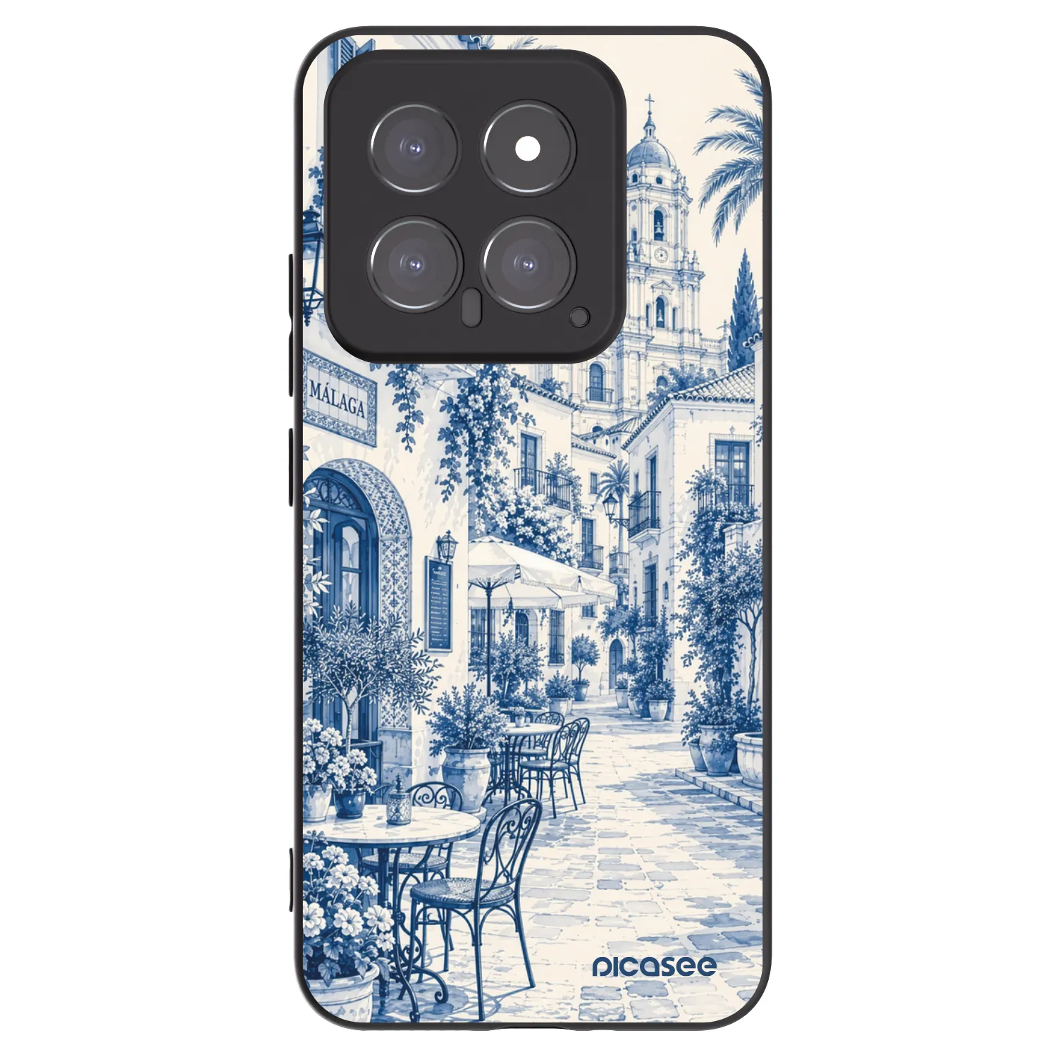 Picasee husă neagră din silicon pentru Xiaomi 14 - Calle Azul