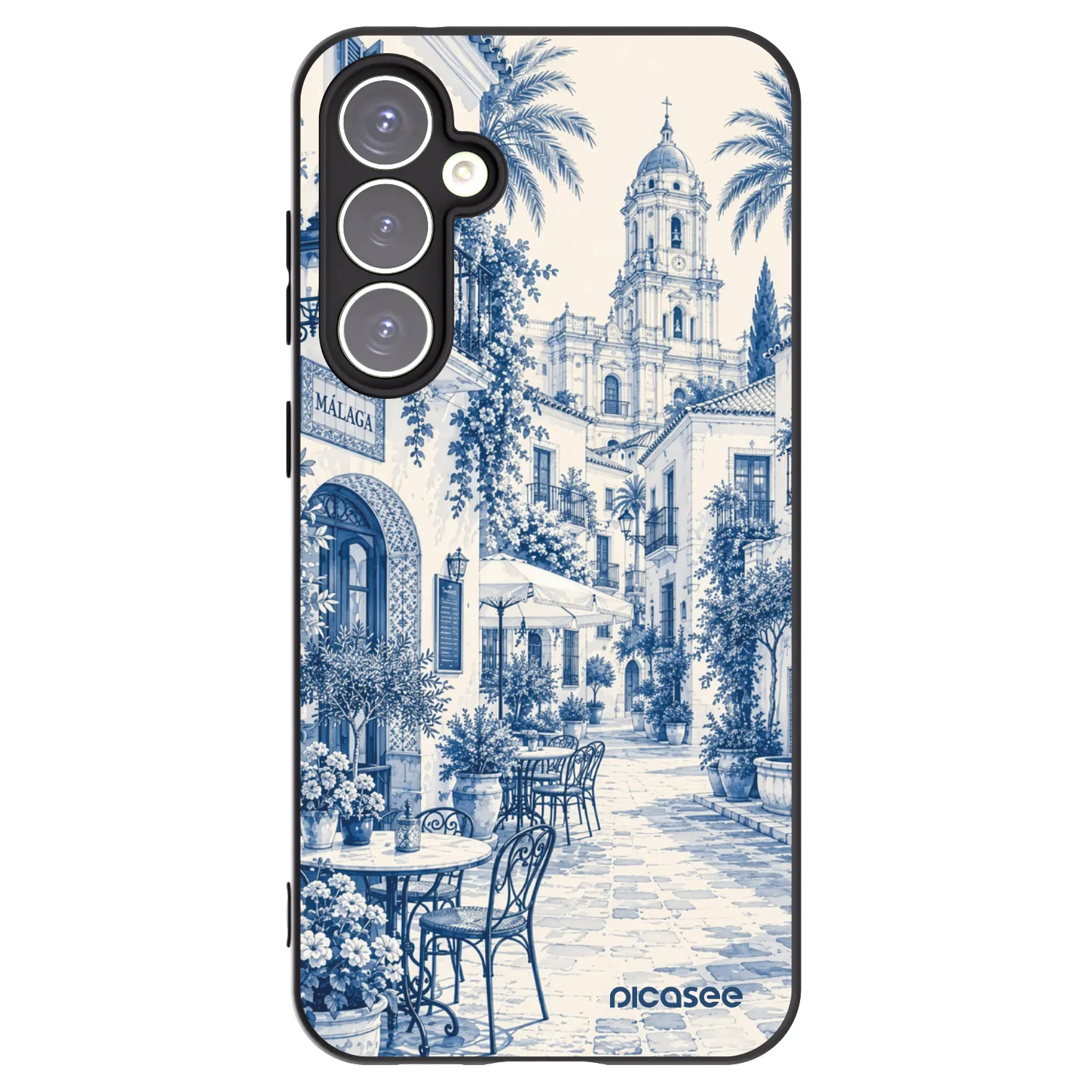 Picasee husă neagră din silicon pentru Samsung Galaxy S23 FE S711B - Calle Azul