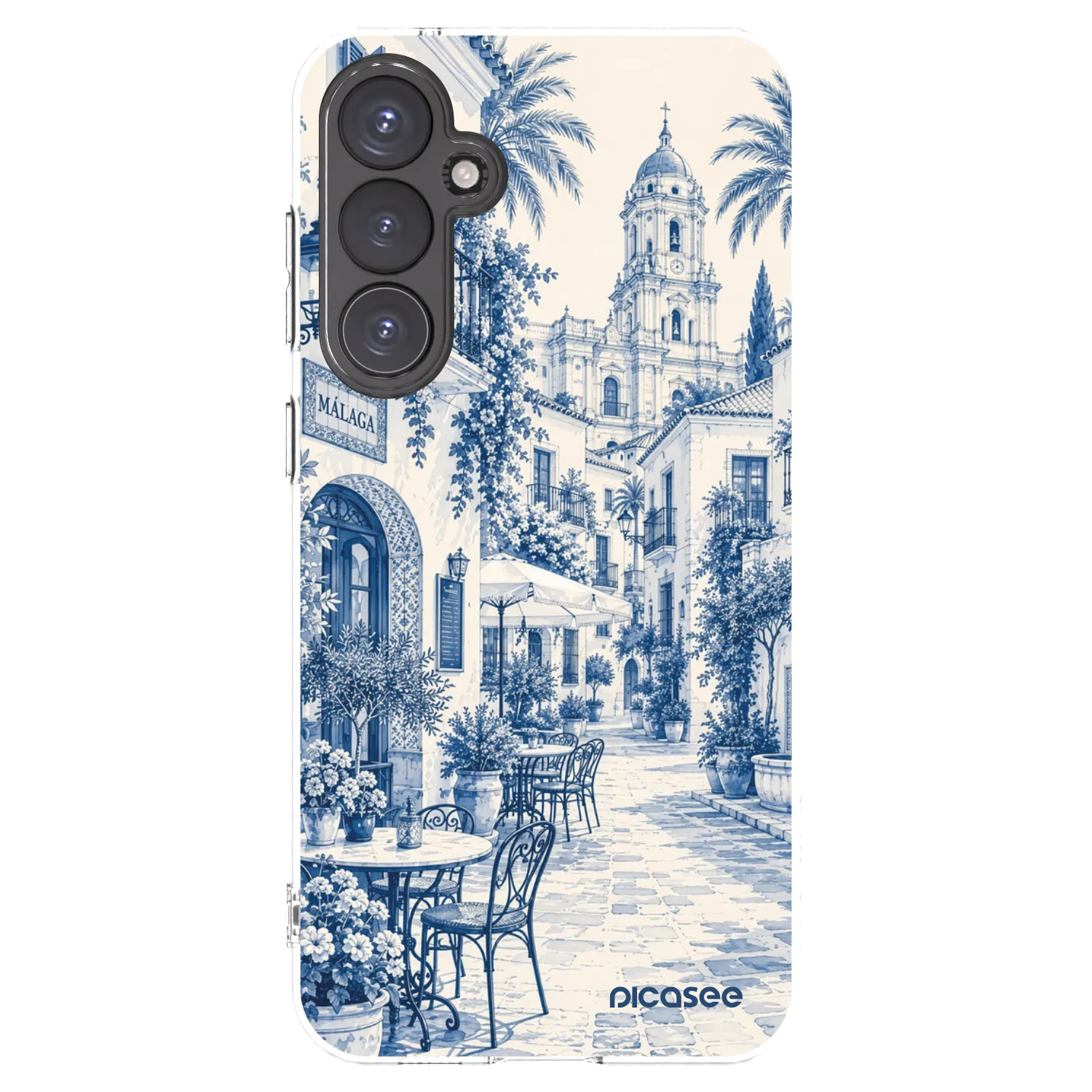 Picasee husă transparentă din silicon pentru Samsung Galaxy S23 FE S711B - Calle Azul
