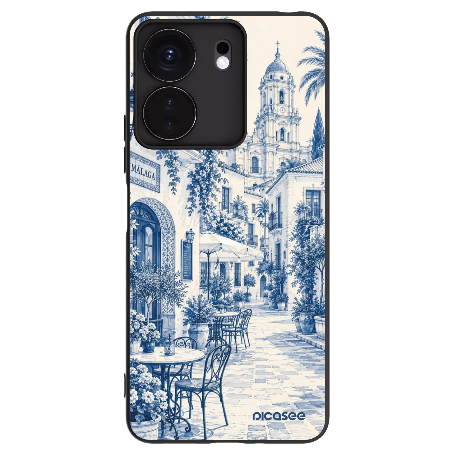 Picasee husă neagră din silicon pentru Xiaomi Redmi 13C 4G - Calle Azul