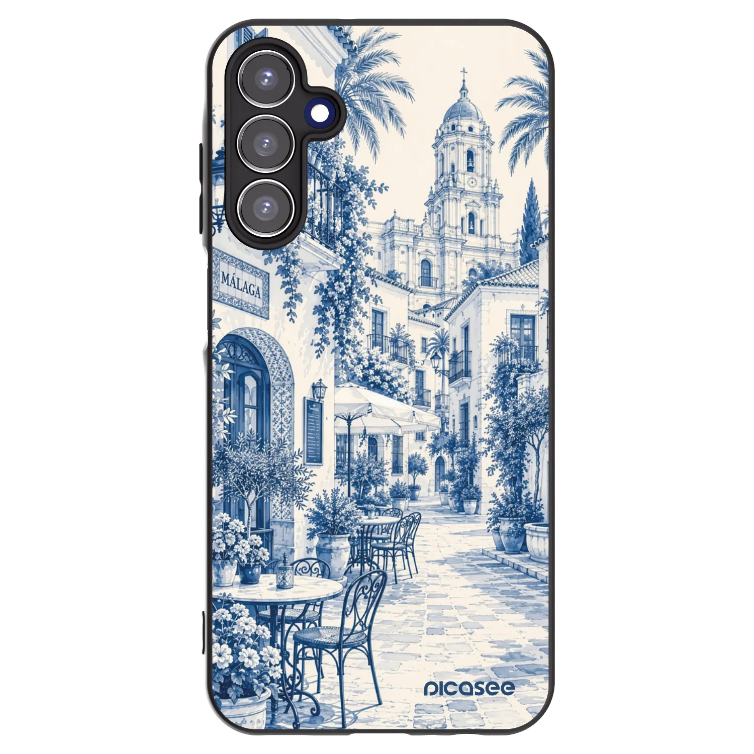Picasee husă neagră din silicon pentru Samsung Galaxy A15 A155F 4G - Calle Azul