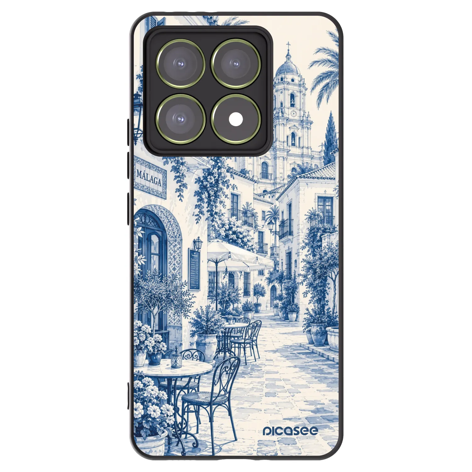 Picasee husă neagră din silicon pentru Xiaomi 14T - Calle Azul