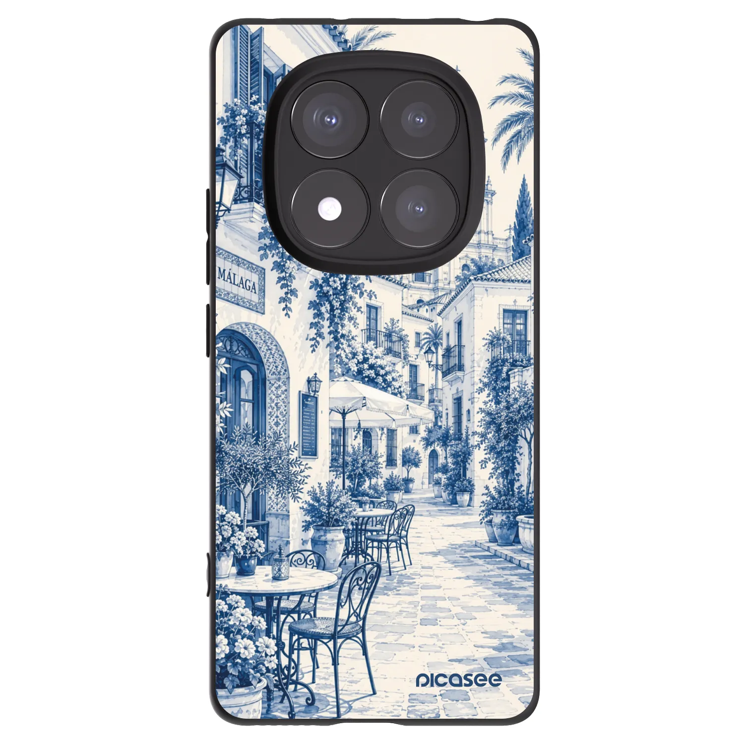 Picasee husă neagră din silicon pentru Xiaomi Redmi Note 14 Pro+ 5G - Calle Azul