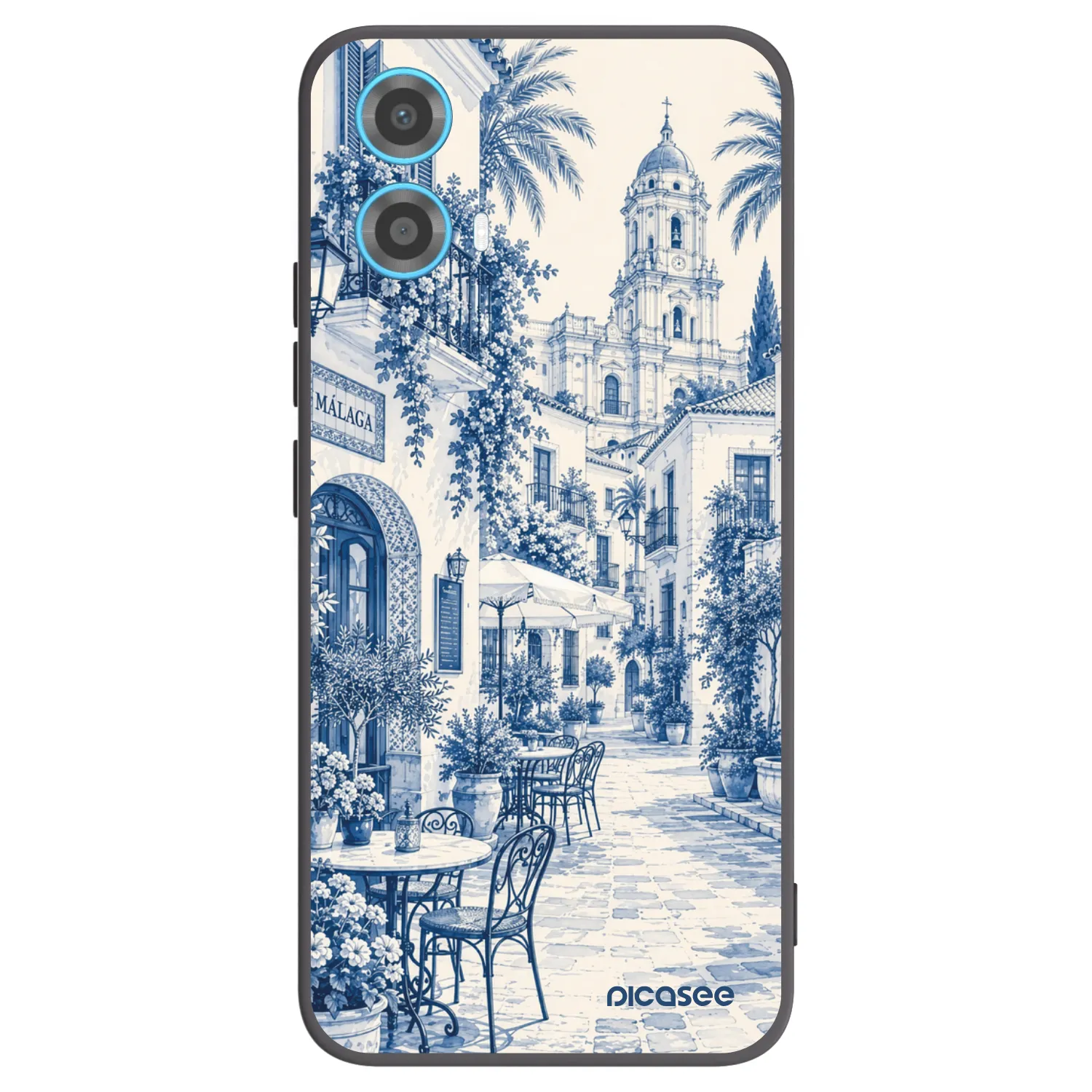Picasee husă neagră din silicon pentru Motorola Moto G34 5G - Calle Azul