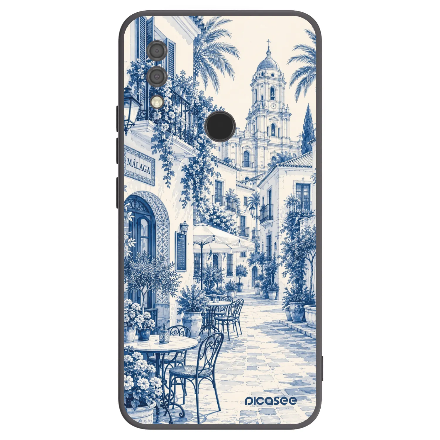 Picasee husă neagră din silicon pentru Xiaomi Redmi 7 - Calle Azul