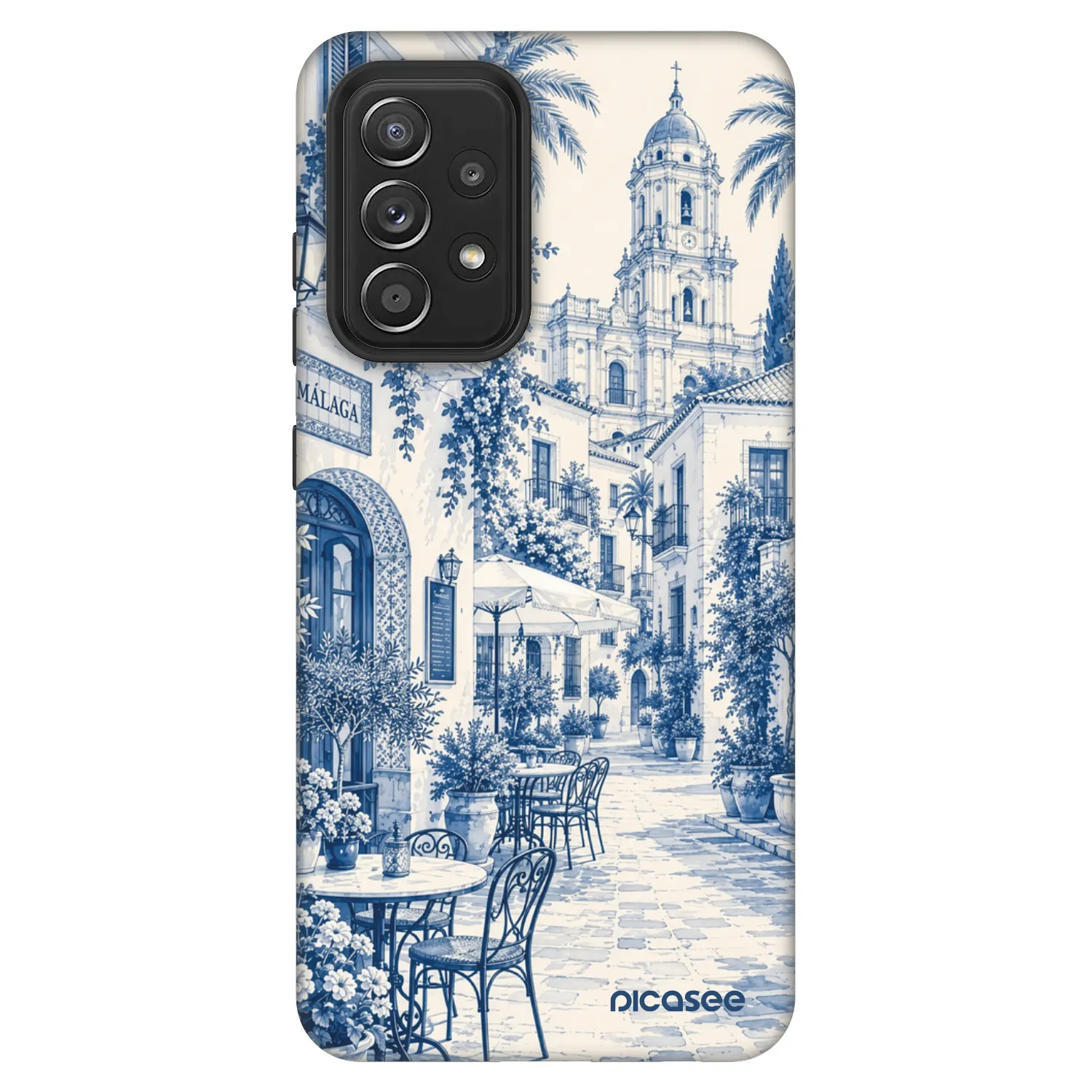 Picasee Fashion Case pentru Samsung Galaxy A52s 5G A528B - Calle Azul