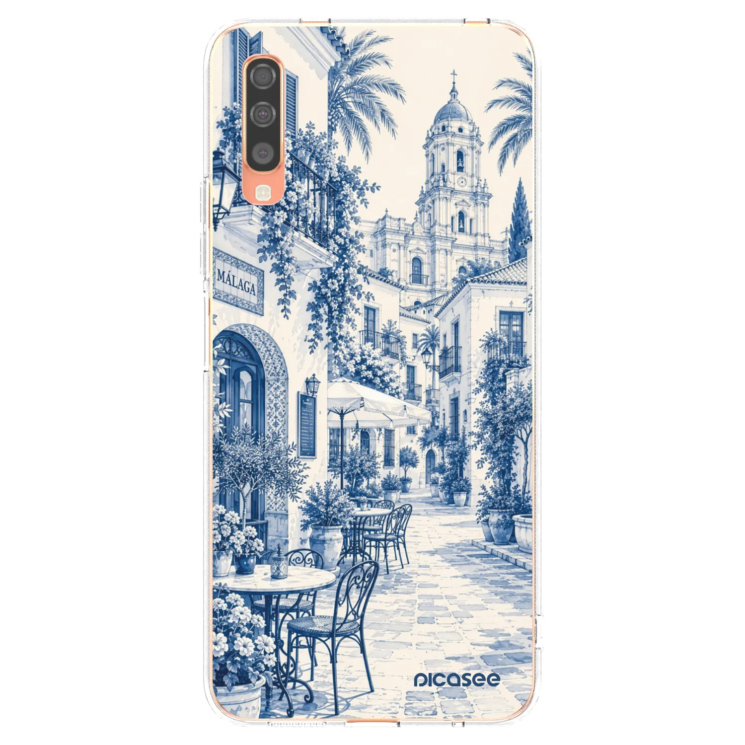 Picasee husă transparentă din silicon pentru Samsung Galaxy A70 A705F - Calle Azul