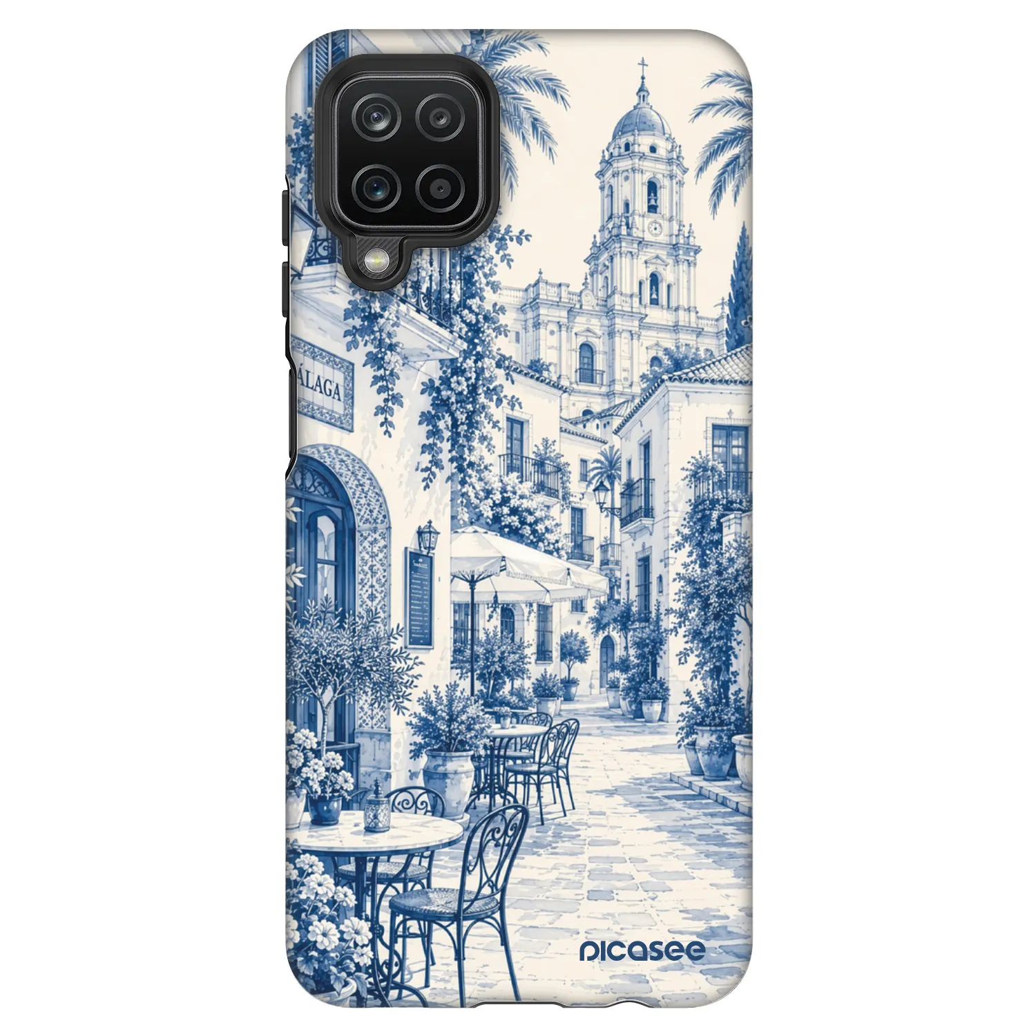 Picasee Fashion Case pentru Samsung Galaxy A12 A125F - Calle Azul