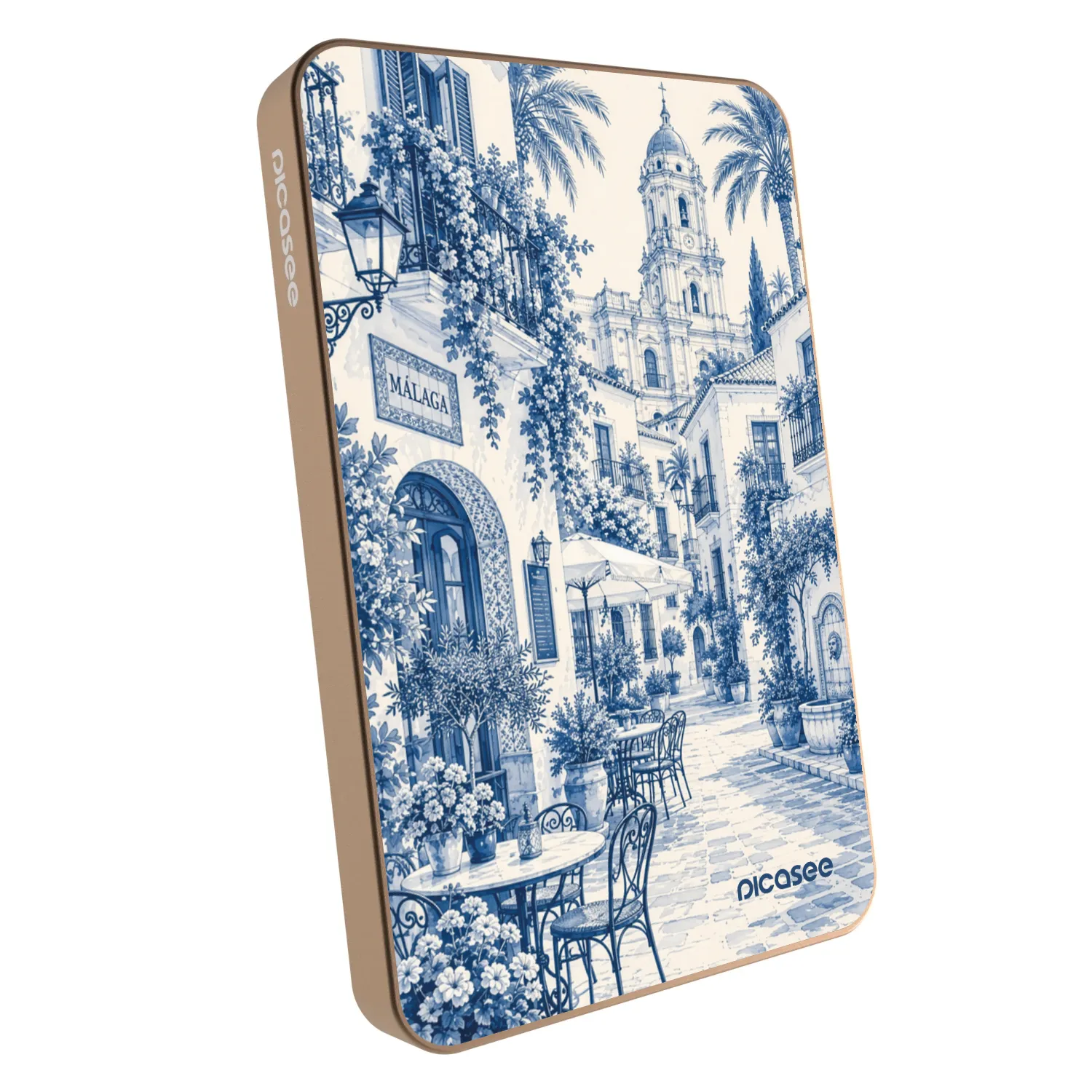 Picasee Powerbank cu MagSafe 5 000 mAh De aur - Calle Azul