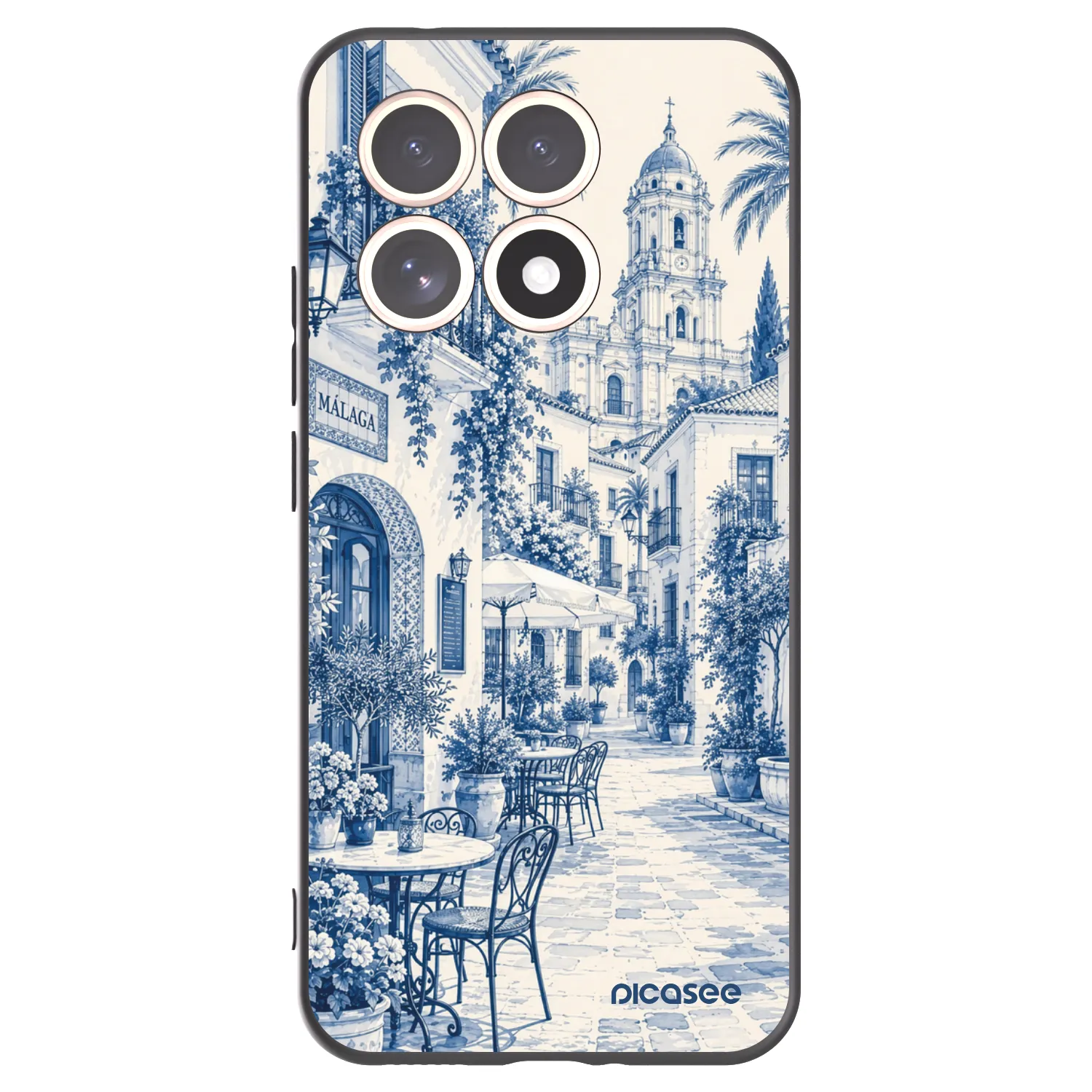 Picasee husă neagră din silicon pentru Xiaomi 15T - Calle Azul