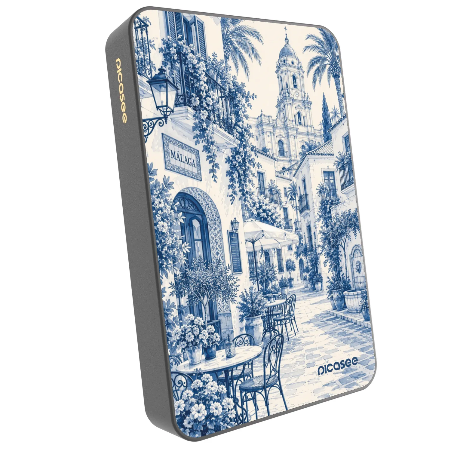 Picasee Powerbank cu MagSafe 10 000 mAh Gri - Calle Azul
