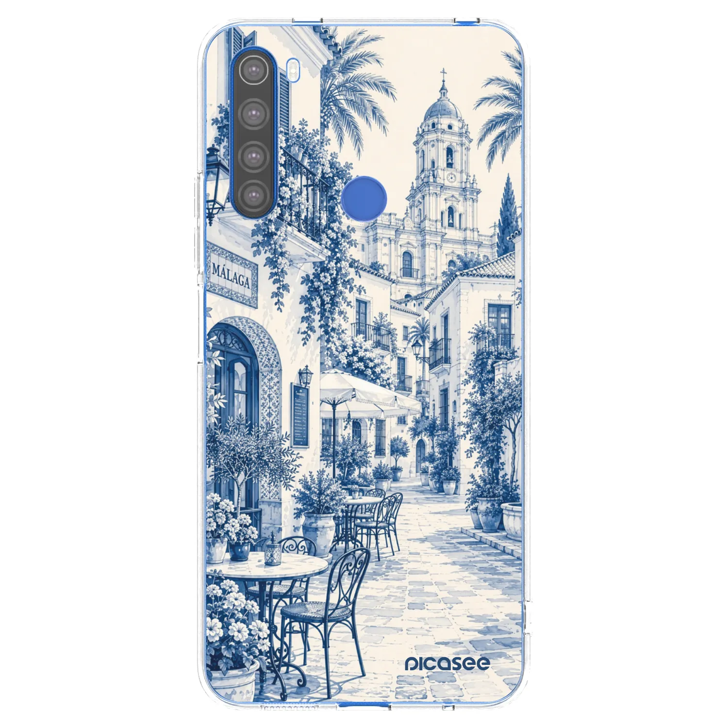 Picasee husă transparentă din silicon pentru Xiaomi Redmi Note 8T - Calle Azul