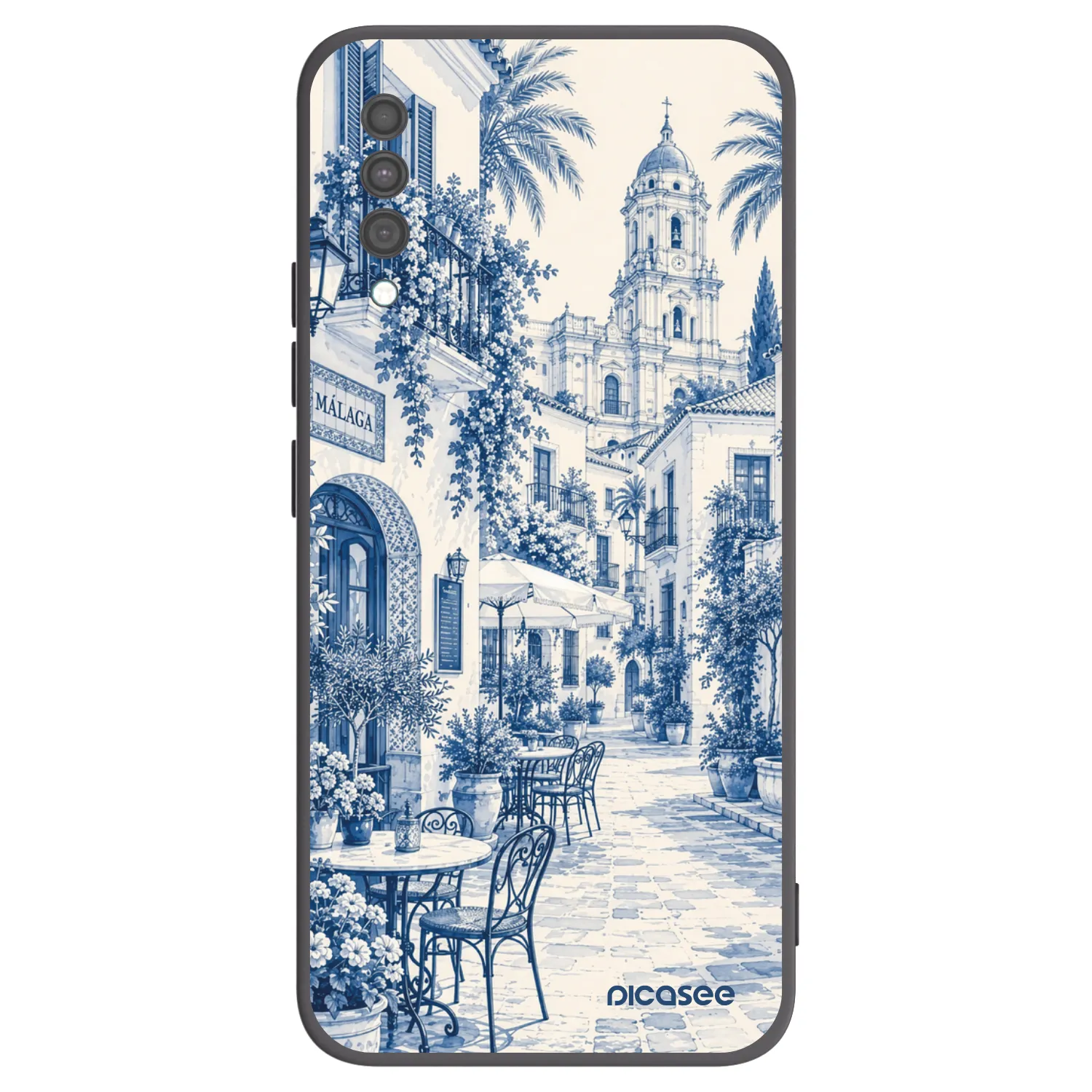 Picasee husă neagră din silicon pentru Samsung Galaxy A30s A307F - Calle Azul