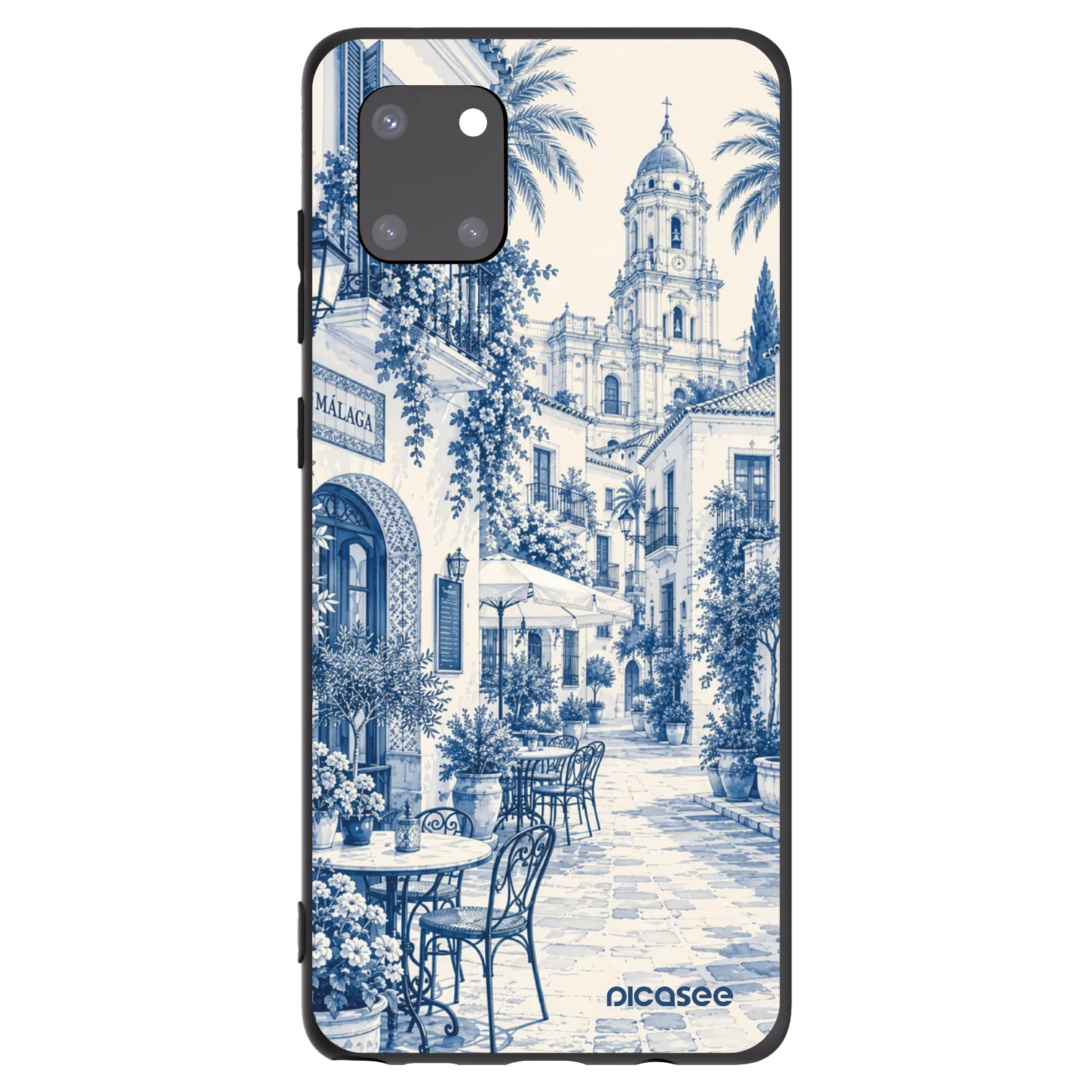 Picasee husă neagră din silicon pentru Samsung Galaxy Note 10 Lite N770F - Calle Azul