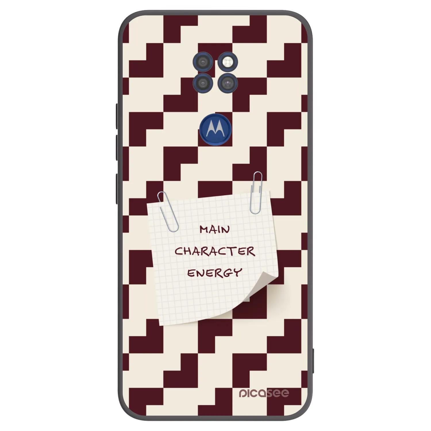 Picasee husă neagră din silicon pentru Motorola Moto G9 Play - Lead Role