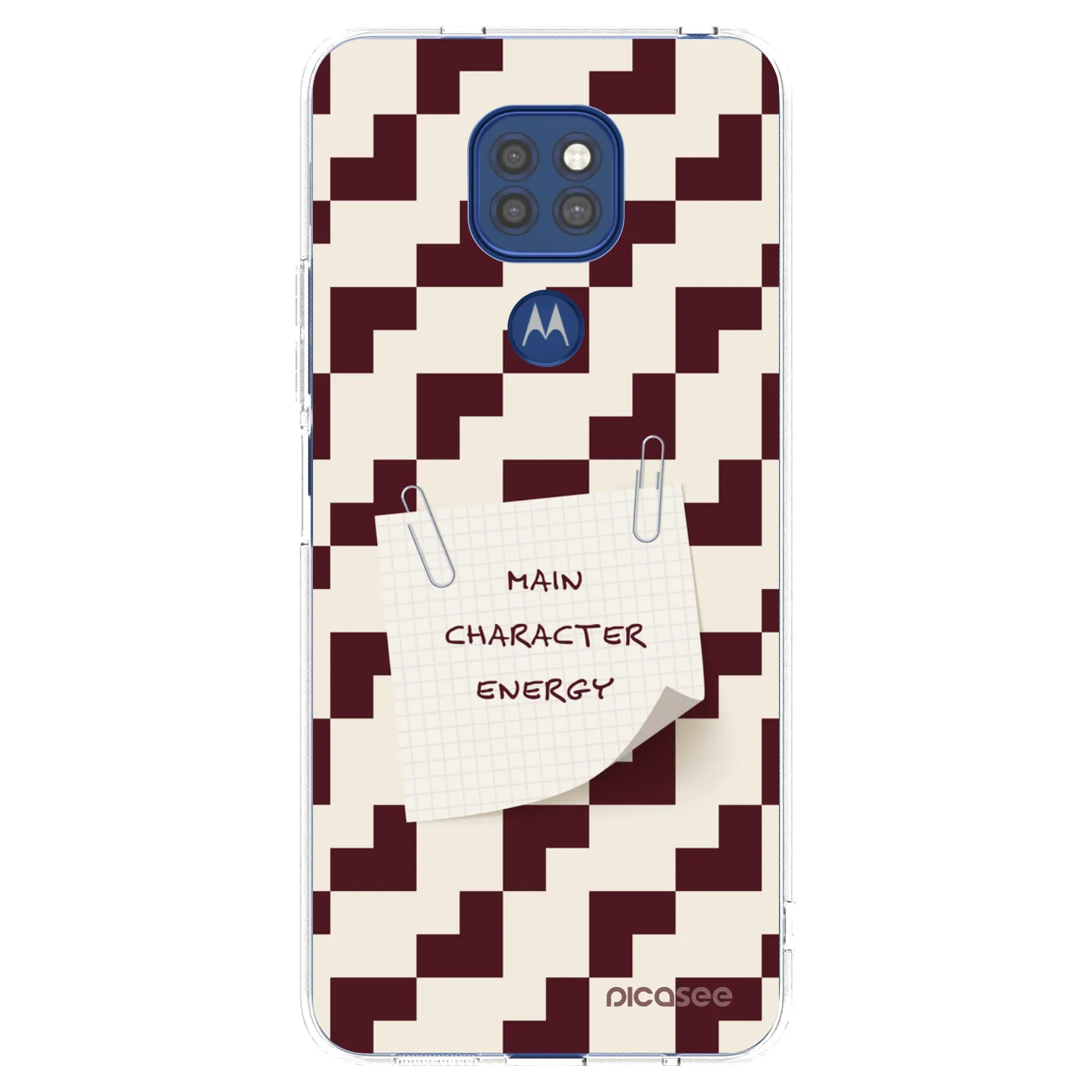 Picasee husă transparentă din silicon pentru Motorola Moto G9 Play - Lead Role