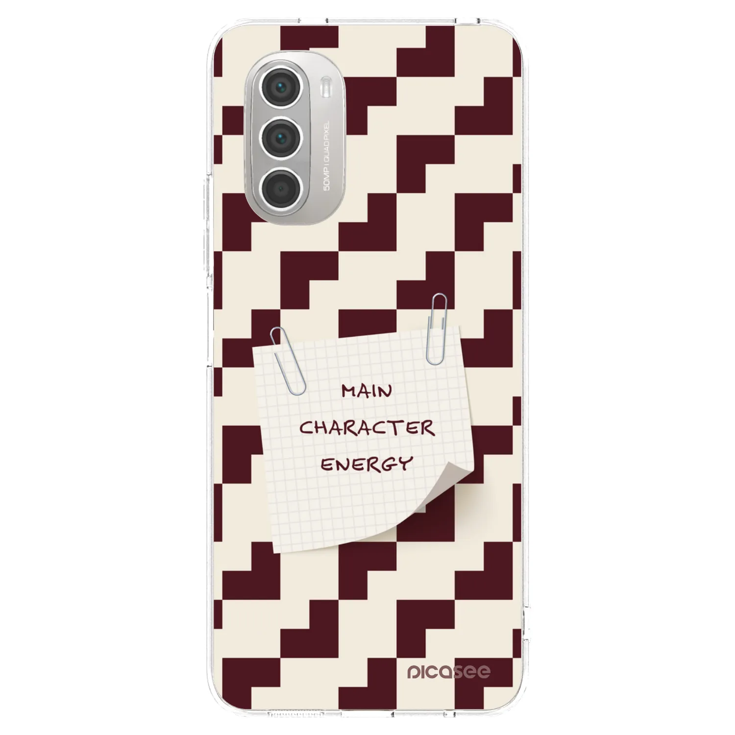 Picasee husă transparentă din silicon pentru Motorola Moto G51 - Lead Role