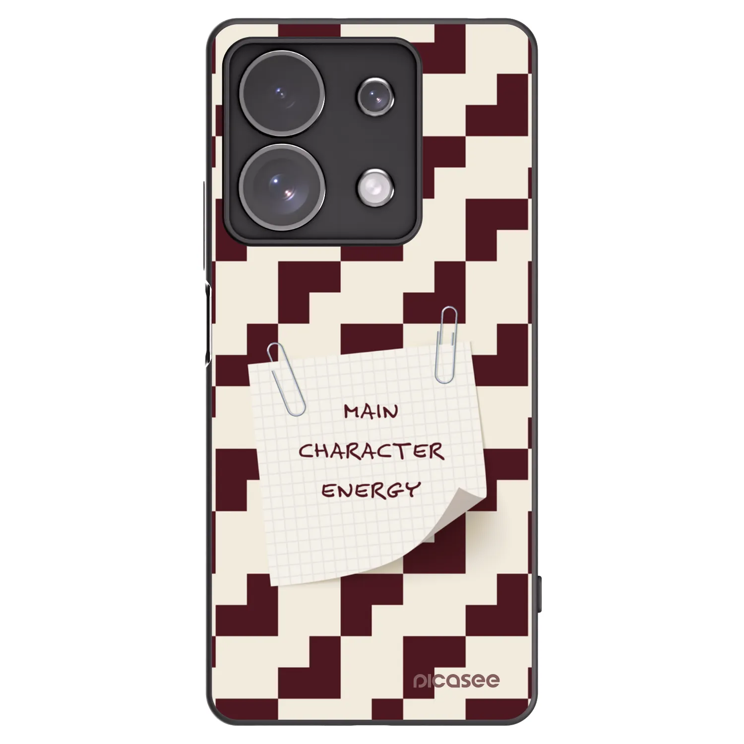 Picasee husă neagră din silicon pentru Xiaomi Redmi Note 13 Pro 4G - Lead Role