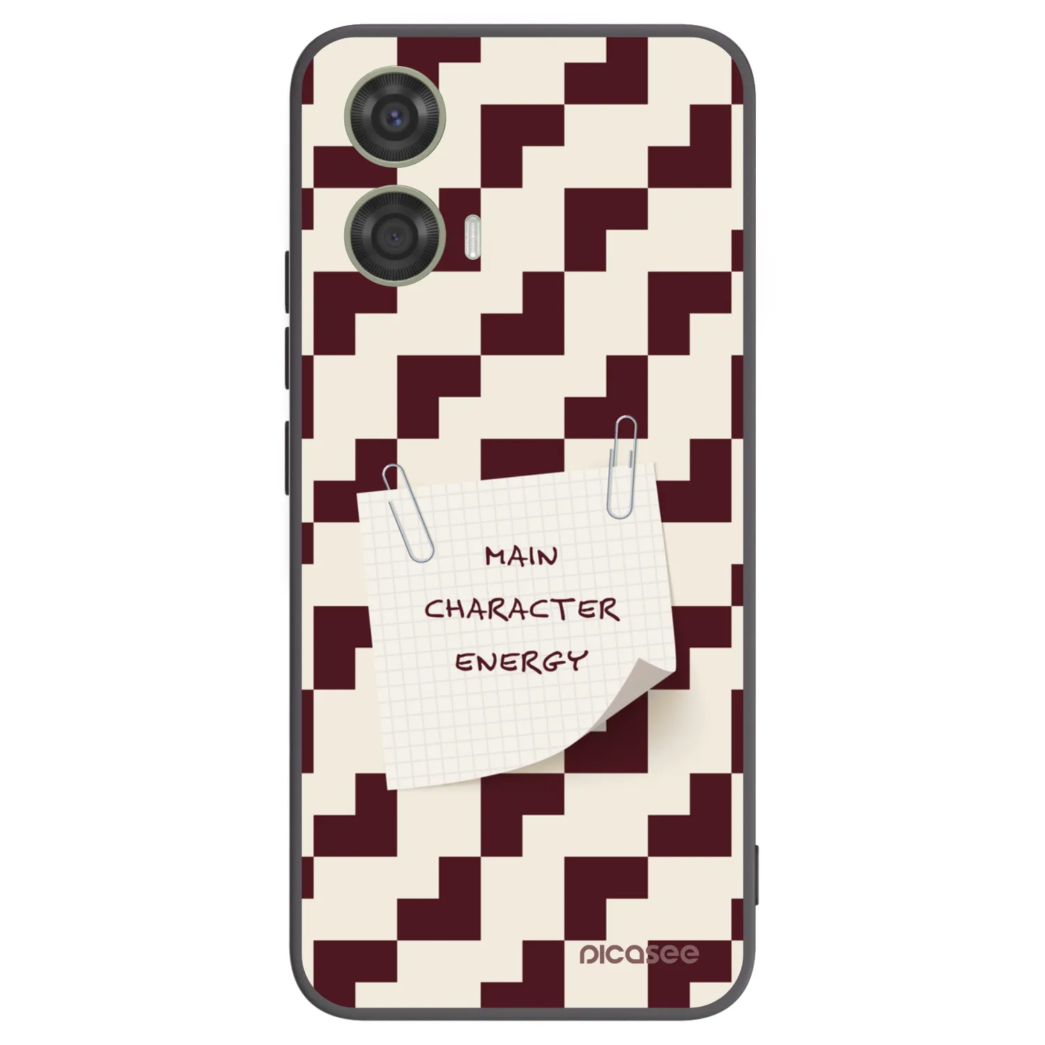 Picasee husă neagră din silicon pentru Motorola Moto G24 - Lead Role