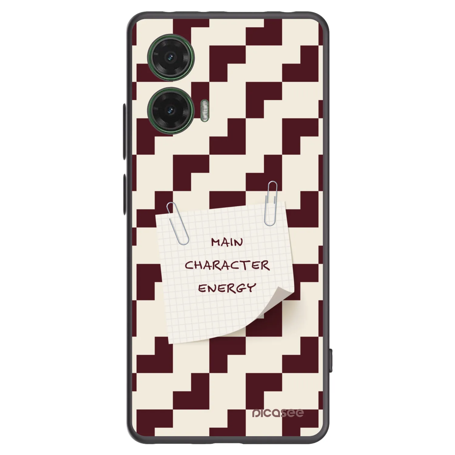 Picasee husă neagră din silicon pentru Motorola Moto G35 5G - Lead Role