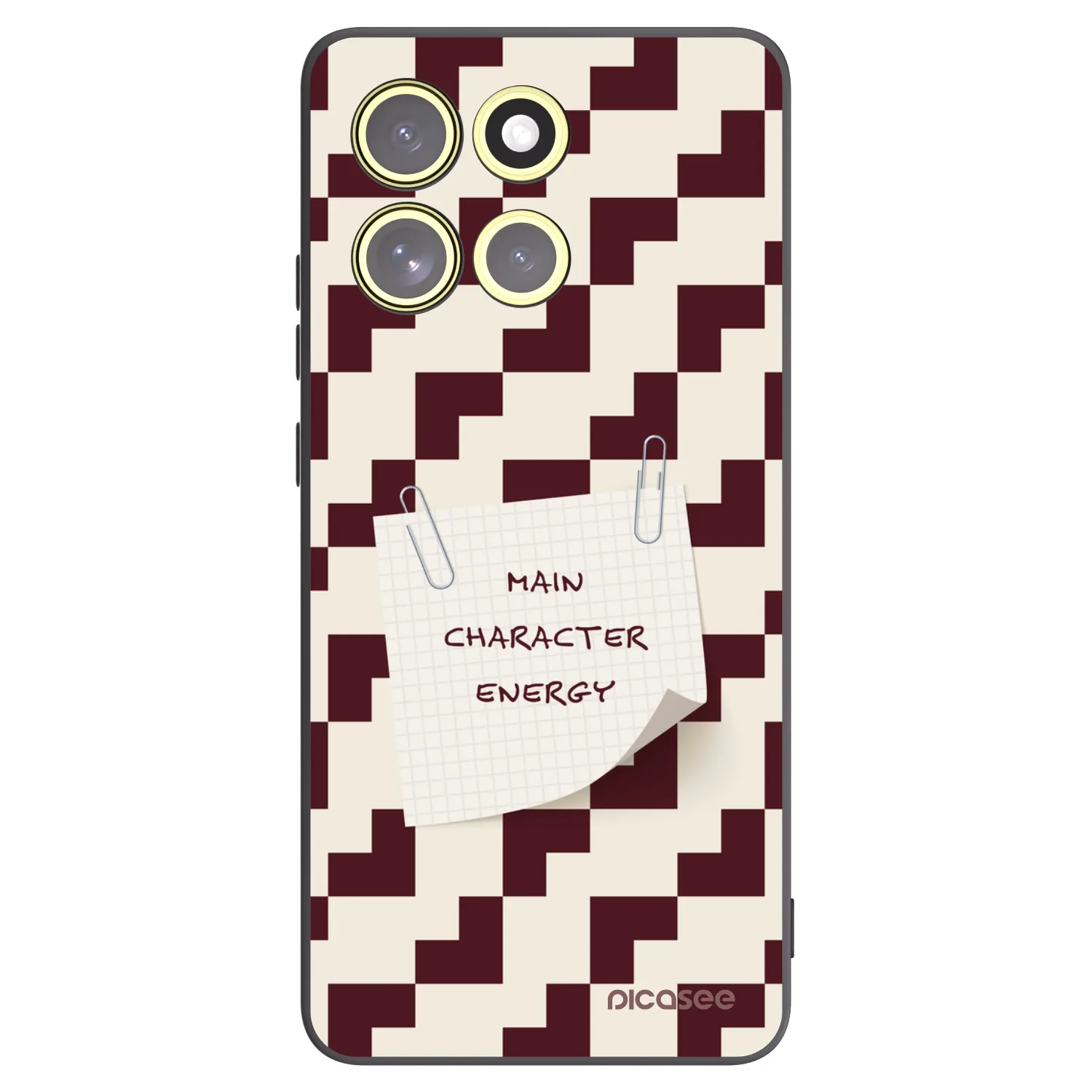 Picasee husă neagră din silicon pentru Motorola Moto G86 Power 5G - Lead Role