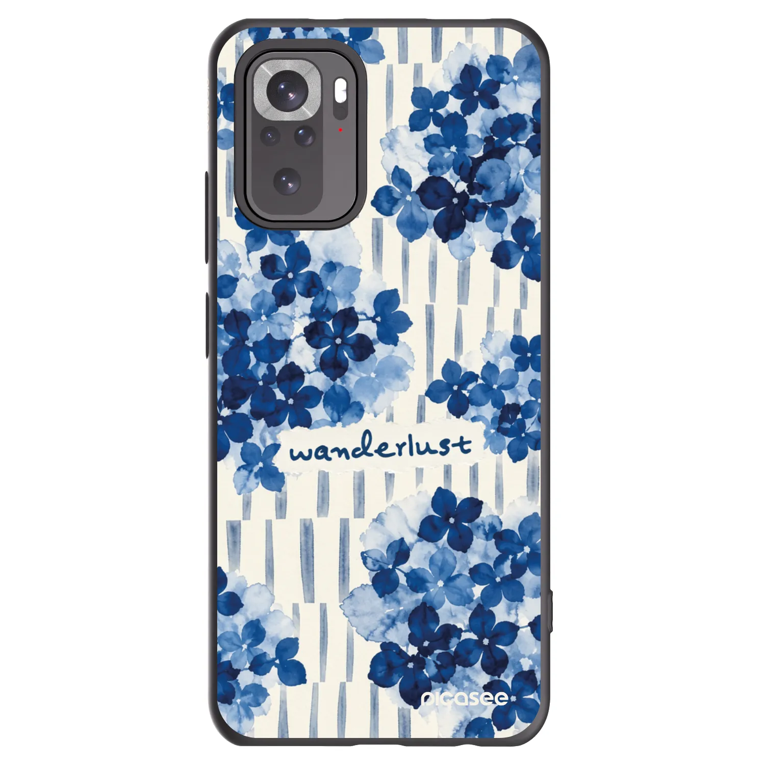 Picasee husă neagră din silicon pentru Xiaomi Redmi Note 10 - Azorea
