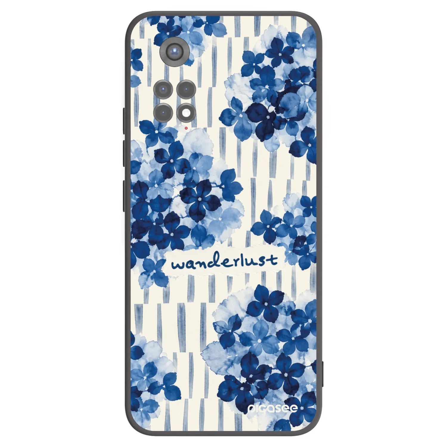 Picasee husă neagră din silicon pentru Xiaomi Redmi Note 11S 5G - Azorea