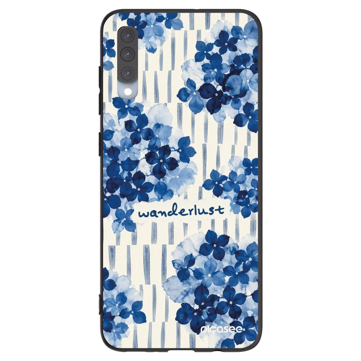 Picasee husă neagră din silicon pentru Samsung Galaxy A70 A705F - Azorea