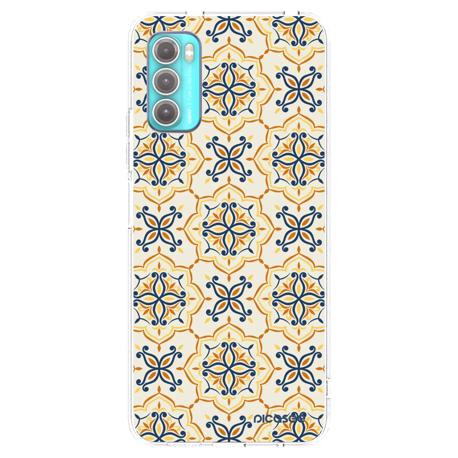 Picasee husă transparentă din silicon pentru Motorola Moto G60 - Majolica