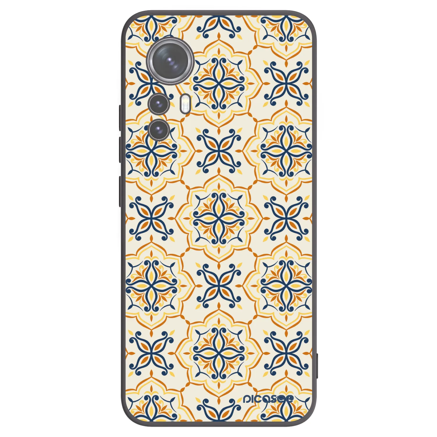 Picasee husă neagră din silicon pentru Xiaomi 12 - Majolica