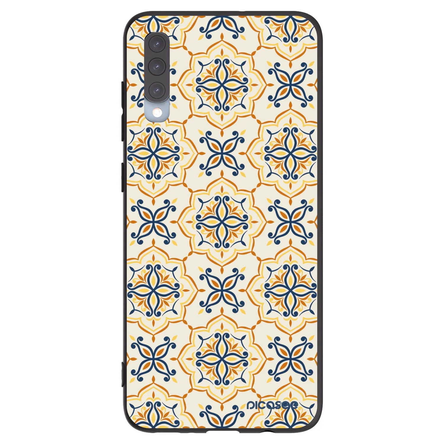 Picasee husă neagră din silicon pentru Samsung Galaxy A70 A705F - Majolica